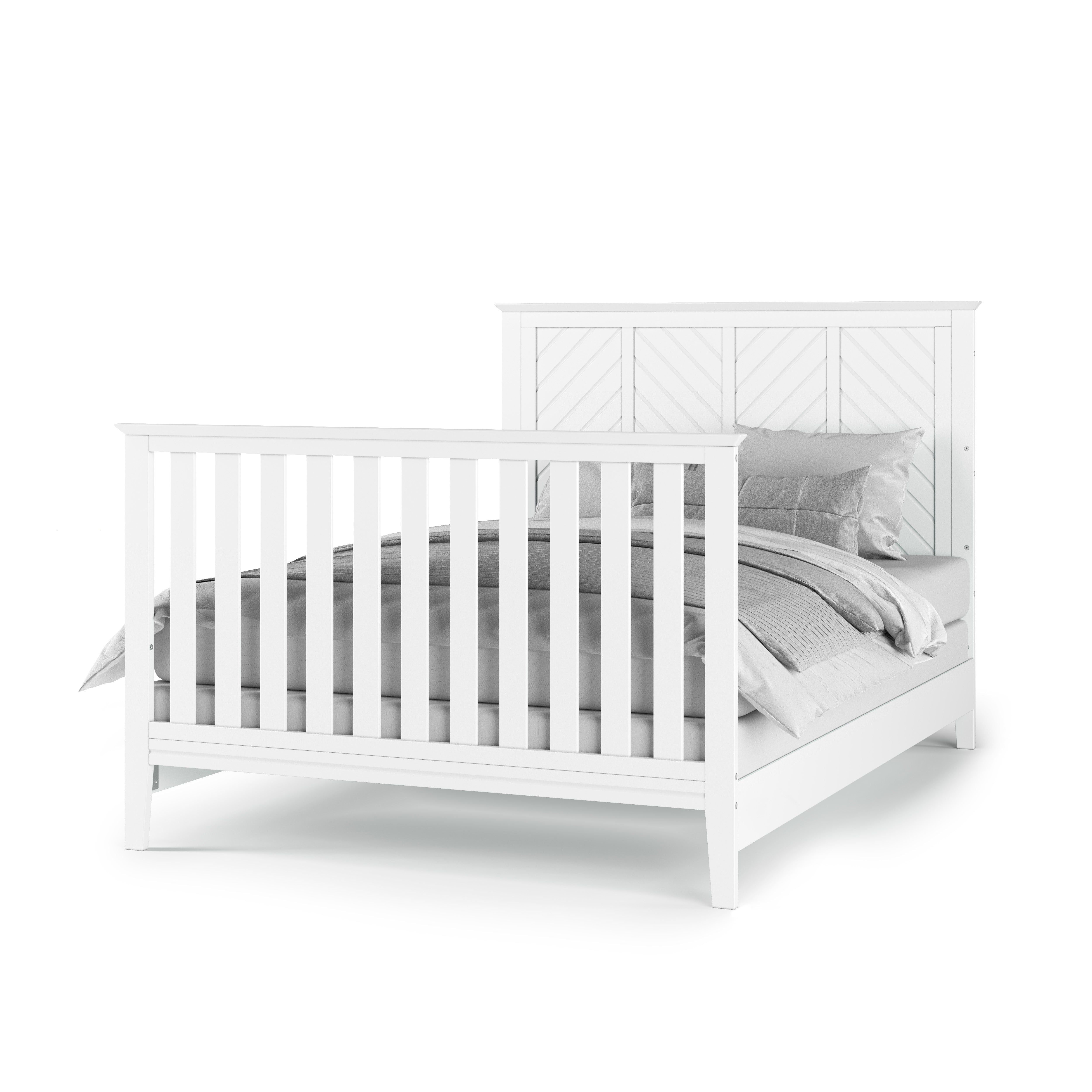 Atwood 4-in-1 Convertible Crib, Matte White