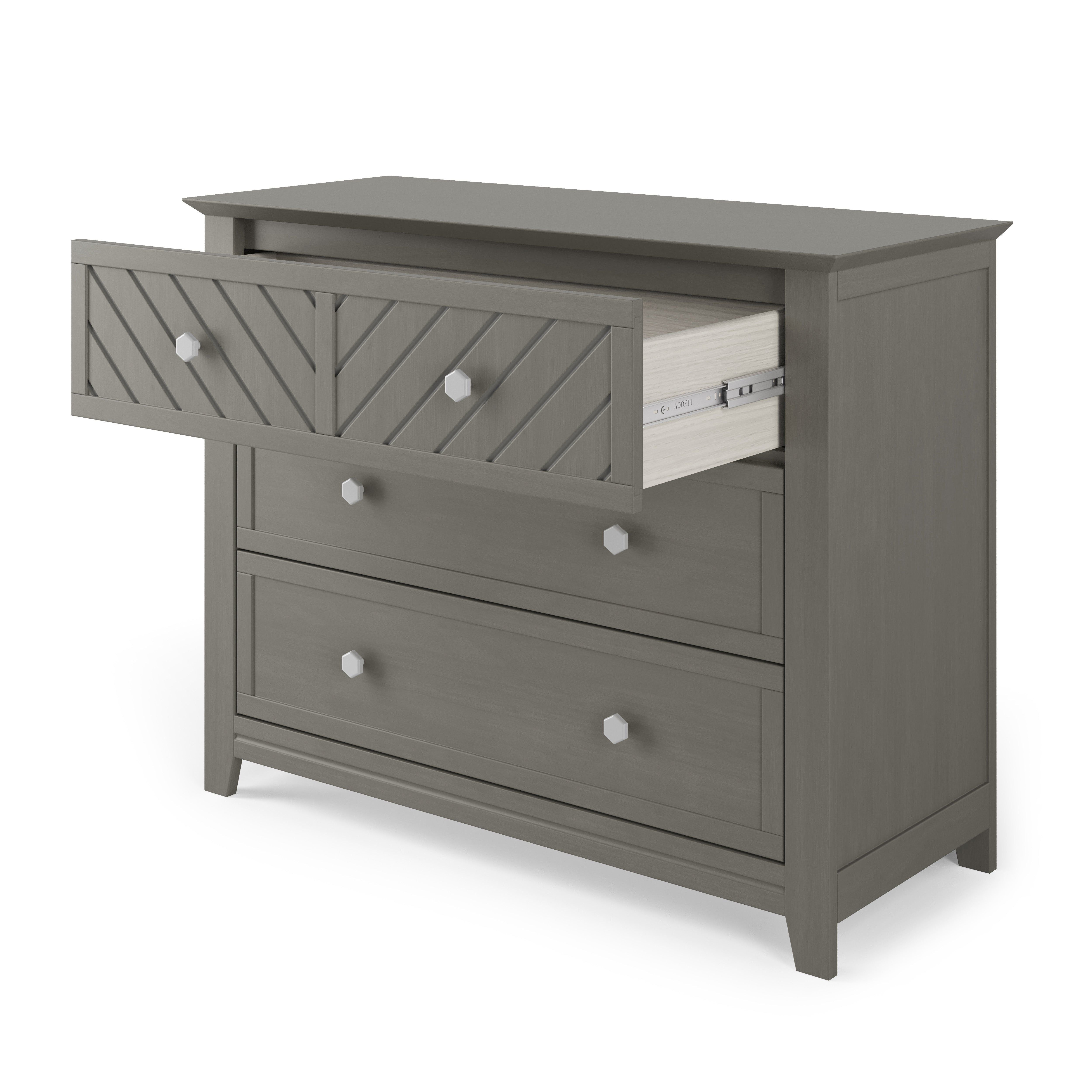 Atwood 3-Drawer Dresser, Lunar Gray