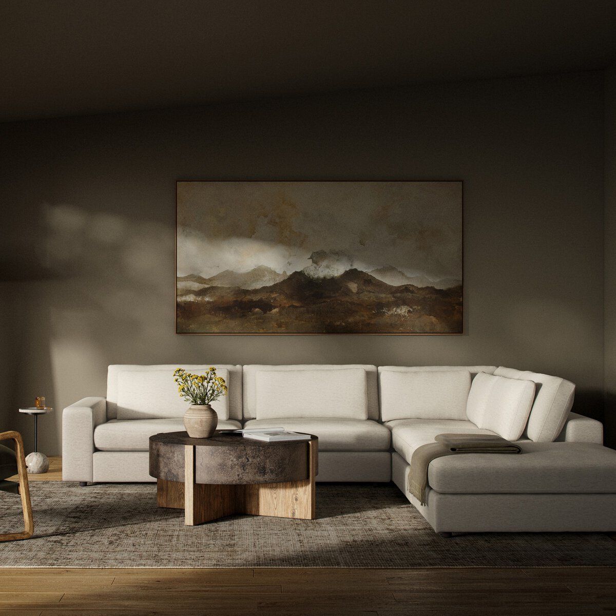 Bloor 4-piece Sectional W/ Ottoman