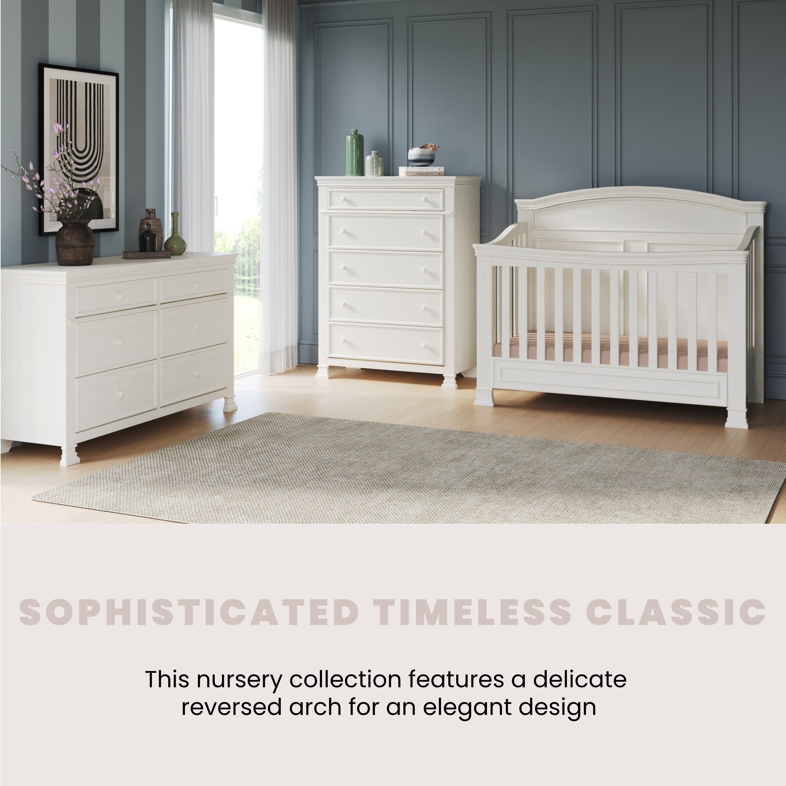 Westgate 5-Drawer Chest, Vintage Linen