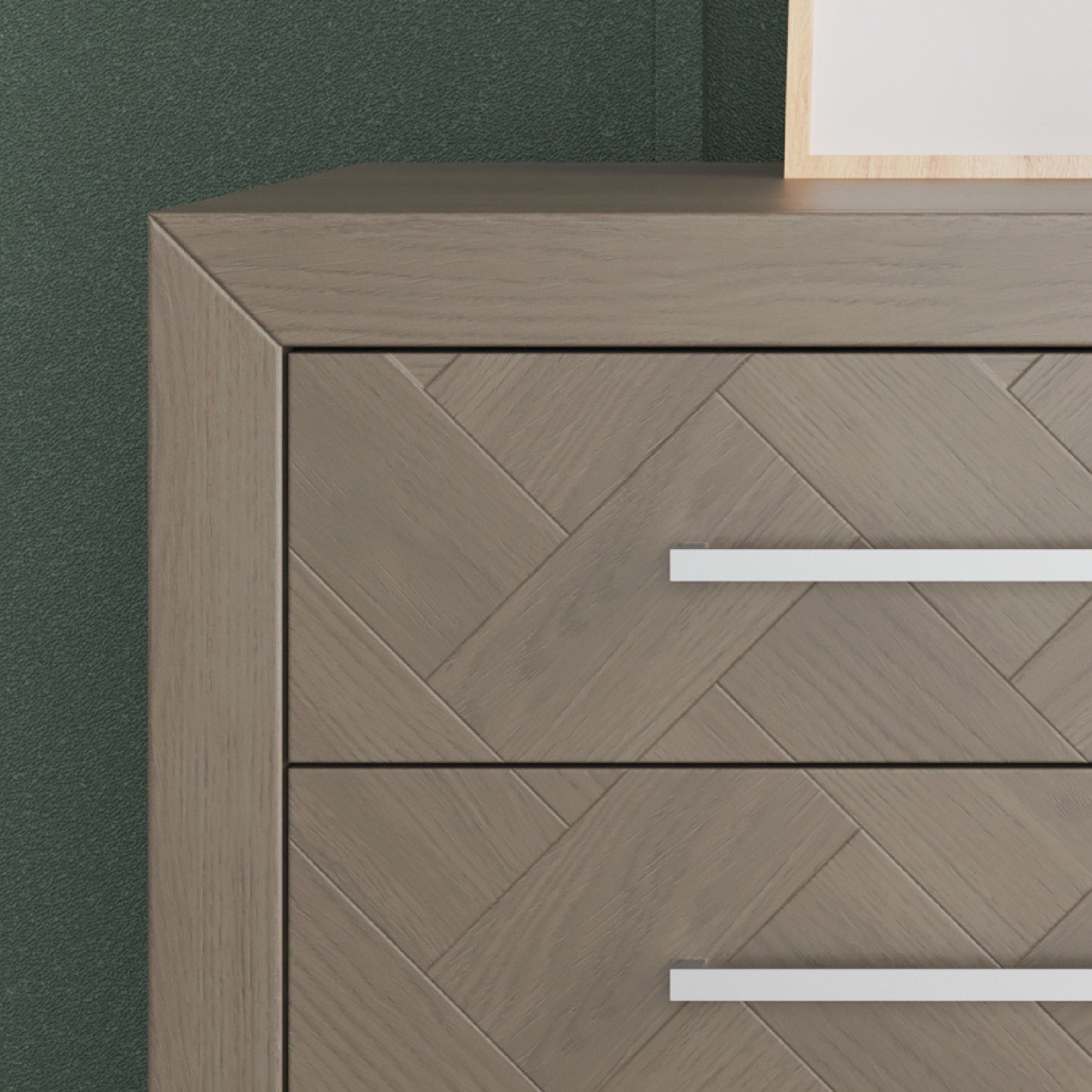 Kieran 6-Drawer Double Dresser, Crescent Gray