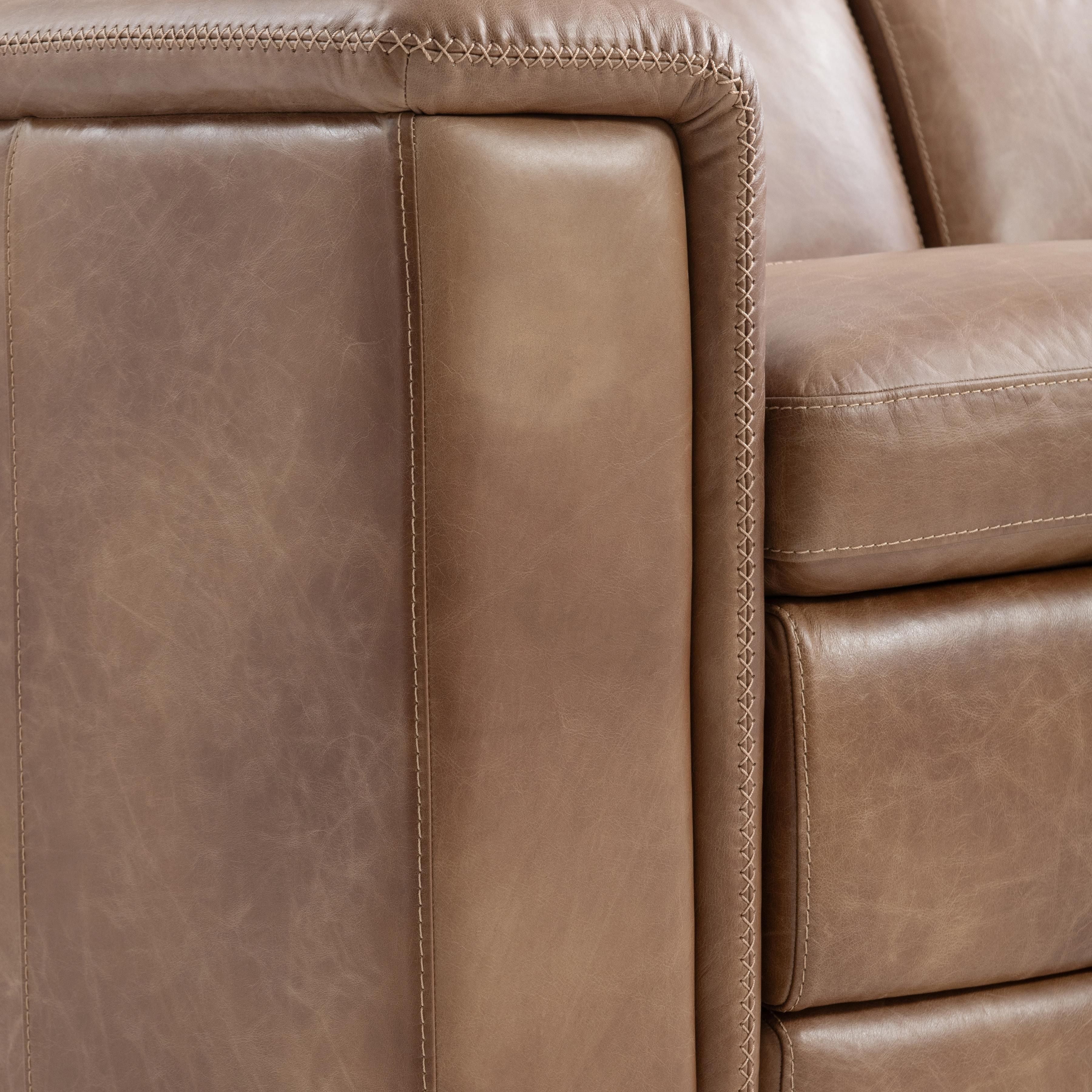 Bernhardt Lioni Leather Power Motion Sofa