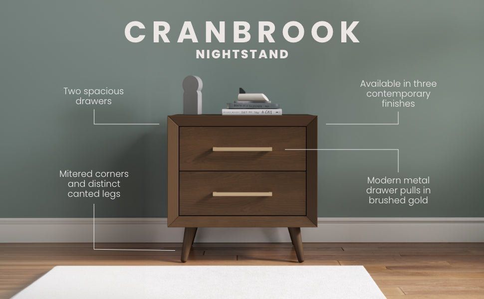Cranbrook Nightstand, Toasted Chestnut
