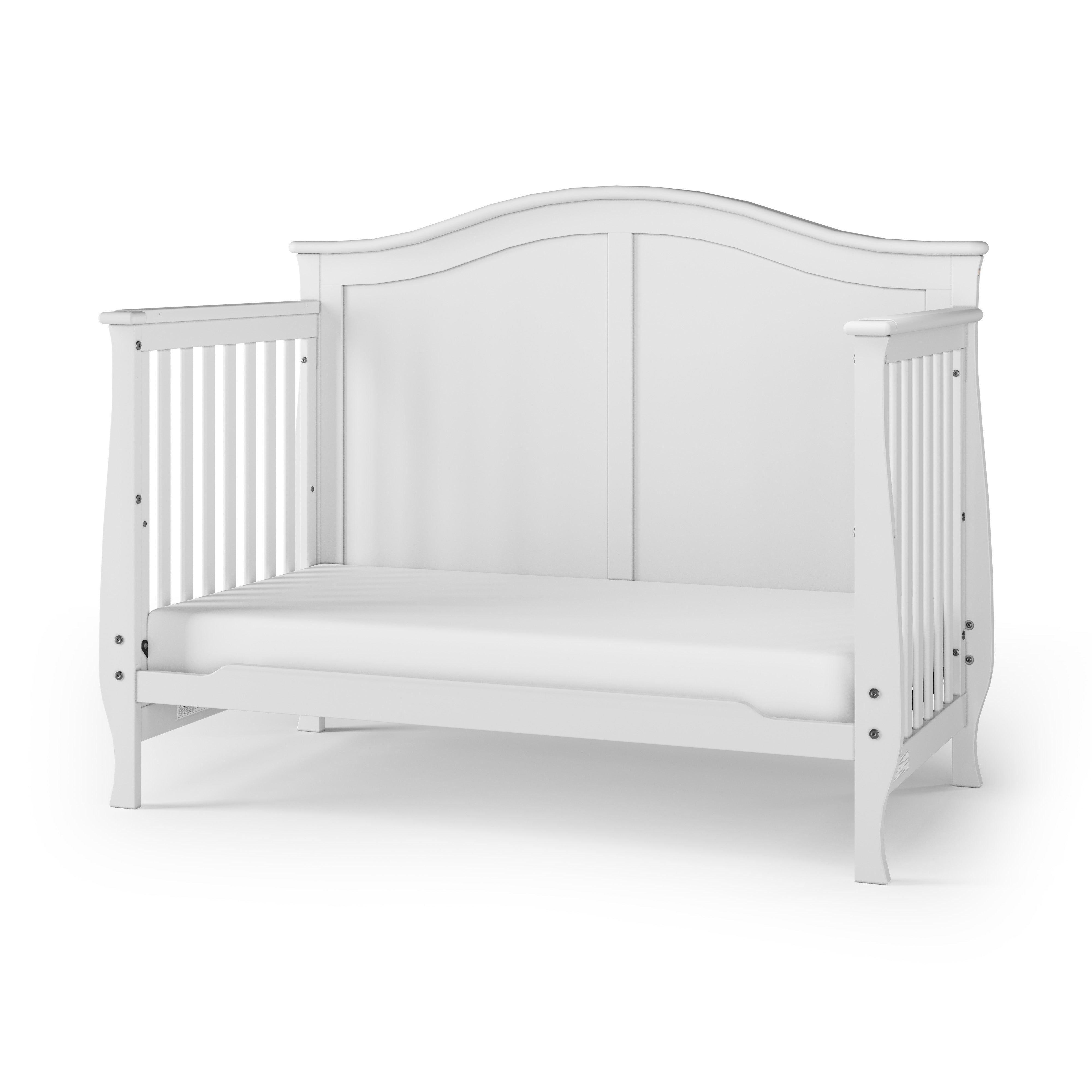 Camden 4-in-1 Convertible Crib, Matte White