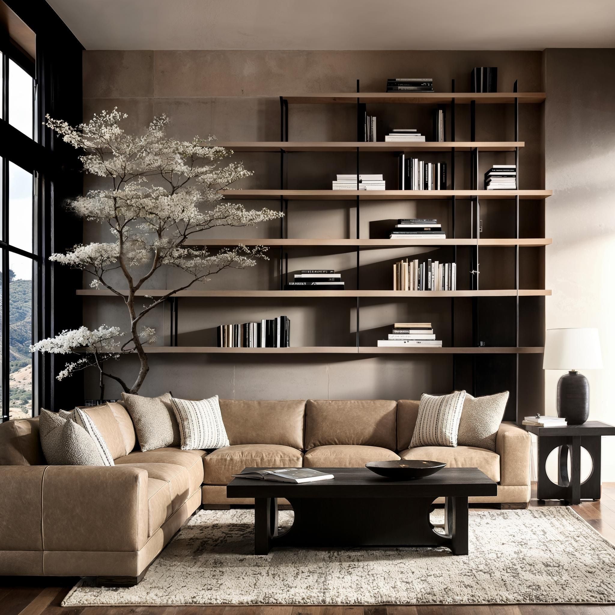 Bernhardt Furniture – Lars Leather Sectional