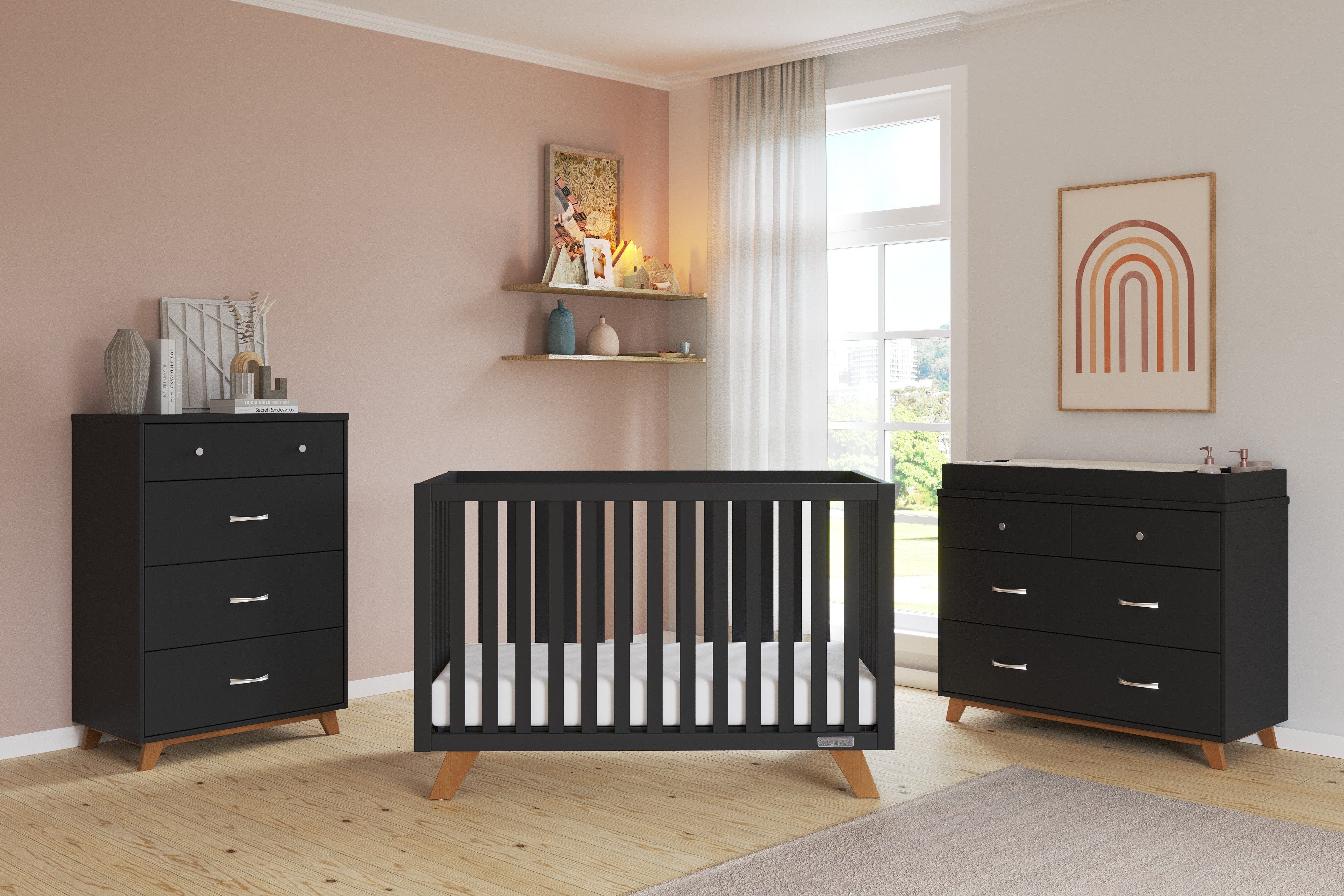 Universal Changing Table Topper, Ebony