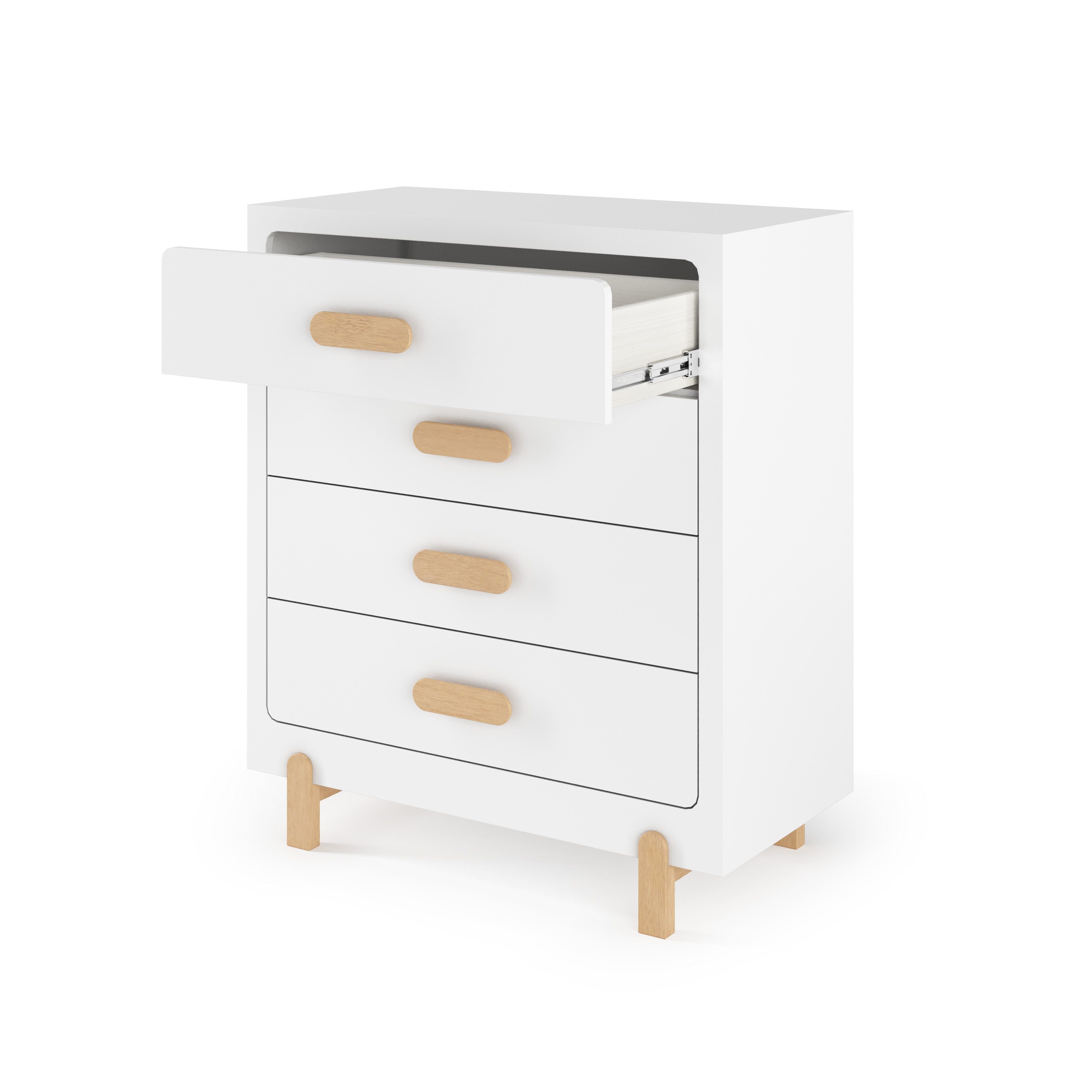 Park Heights 4-Drawer Chest - Matte White