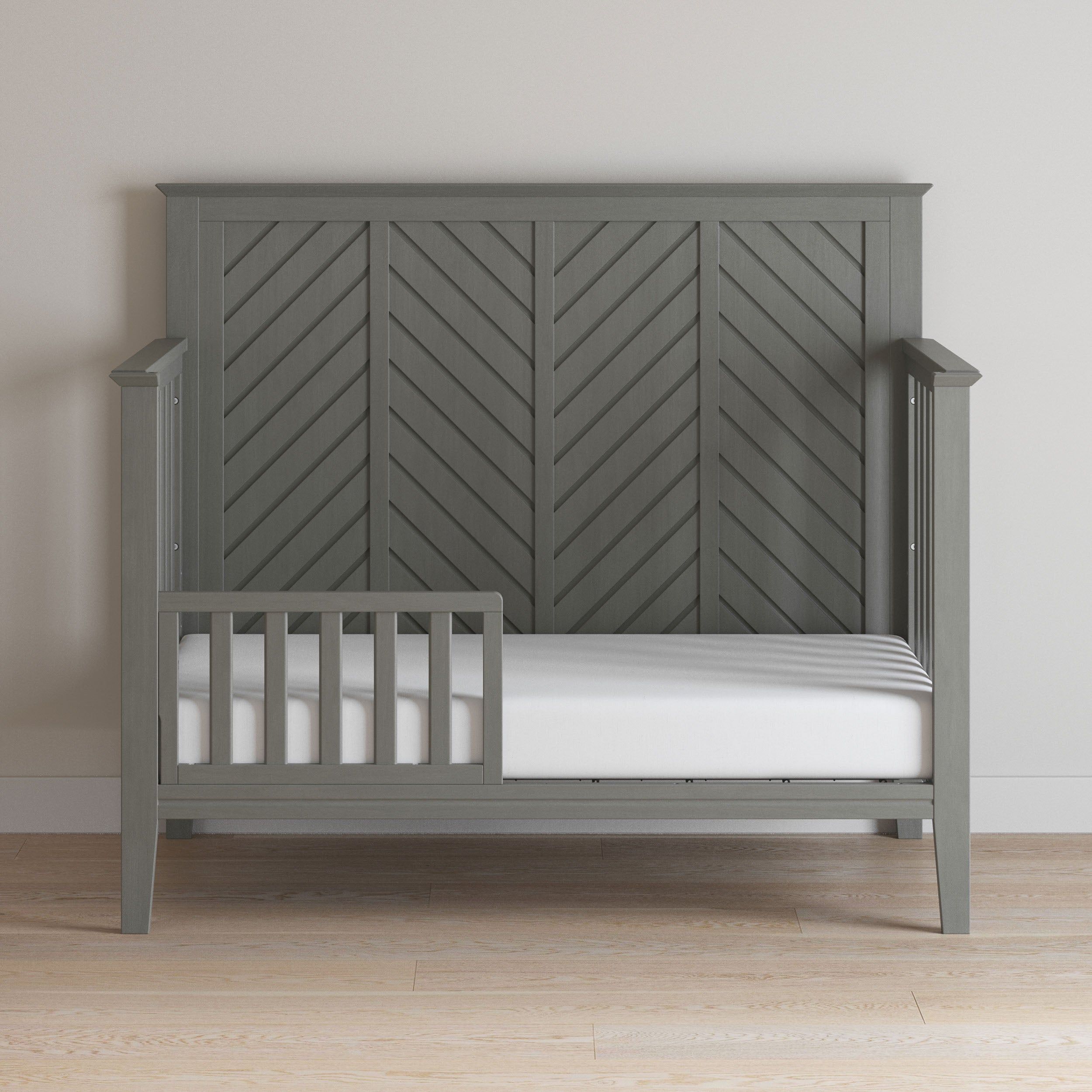 Atwood 4-in-1 Convertible Crib, Lunar Gray