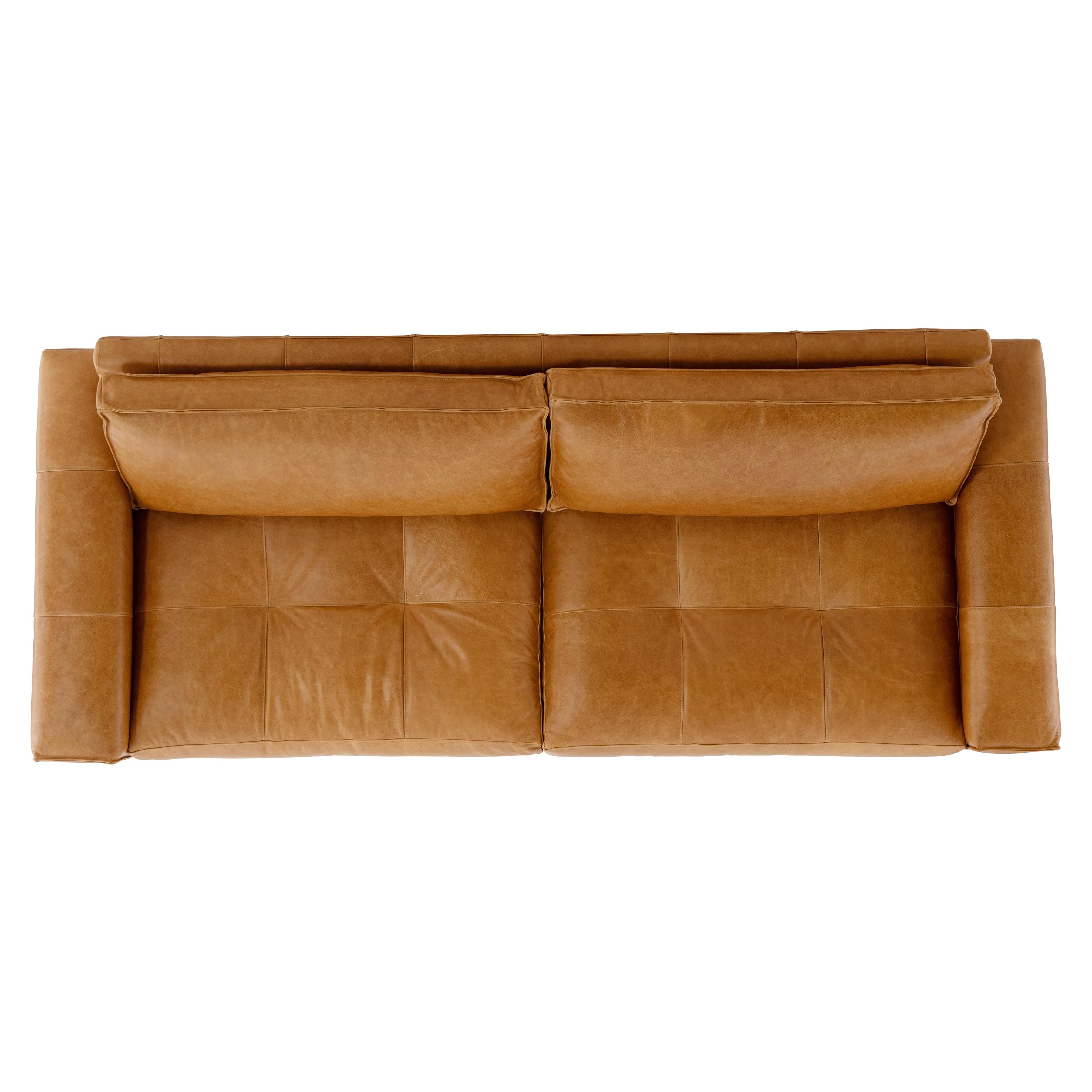 Bernhardt Nest Leather Sofa
