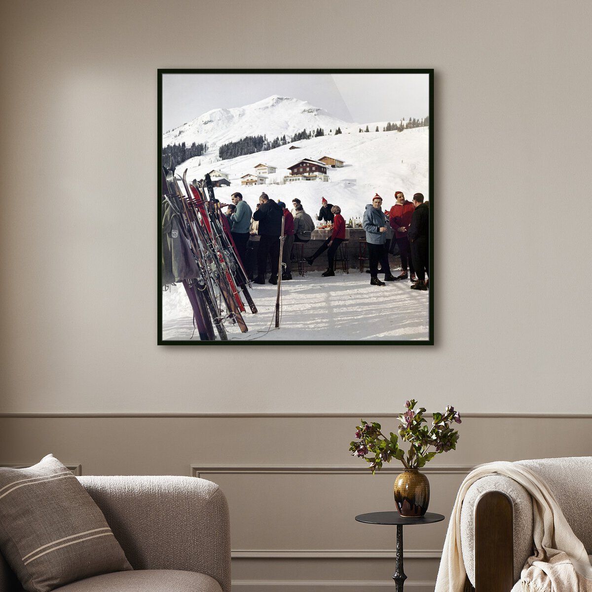 Lech Ice Bar Ii By Slim Aarons