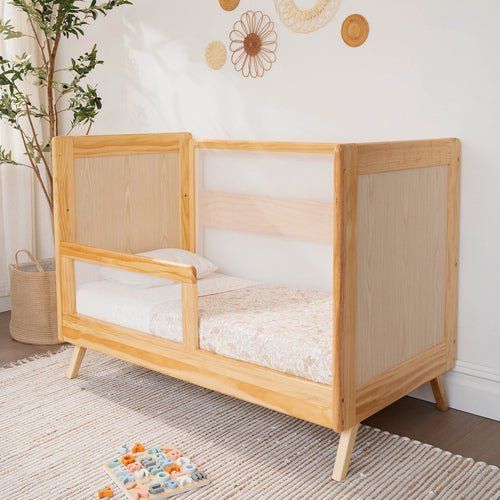 3-in-1 Convertible Full Size Breathable Mesh Crib