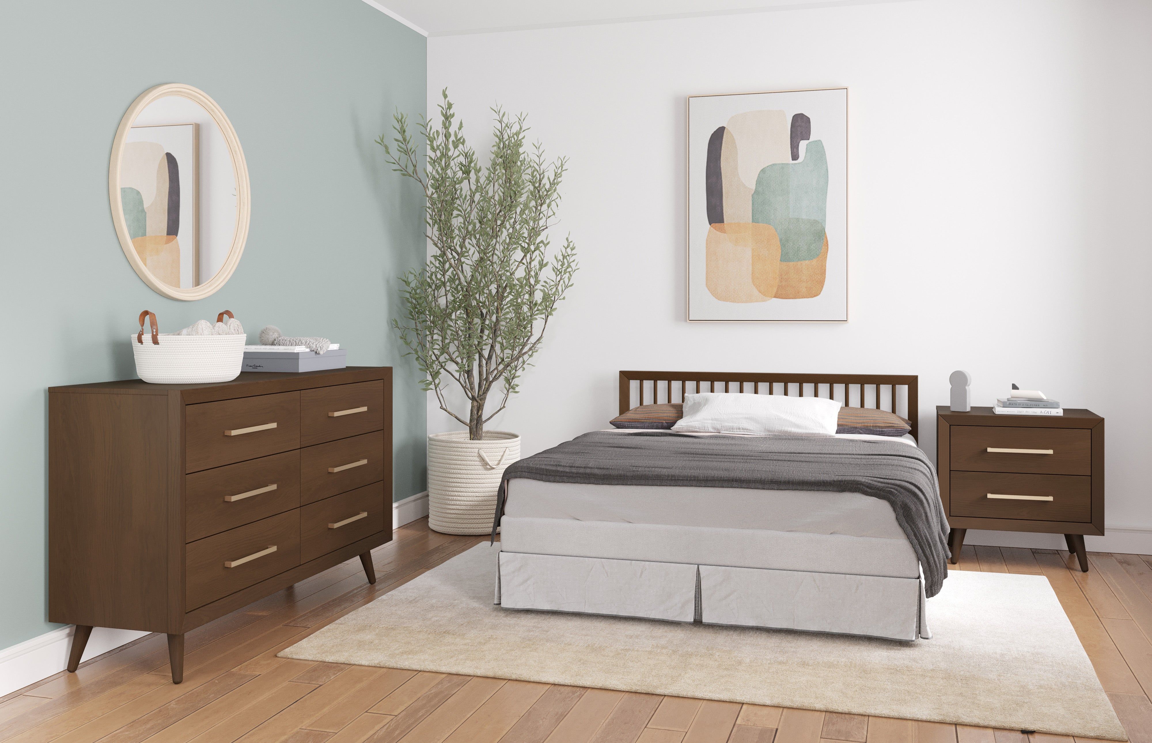 Cranbrook Double Dresser, Toasted Chestnut