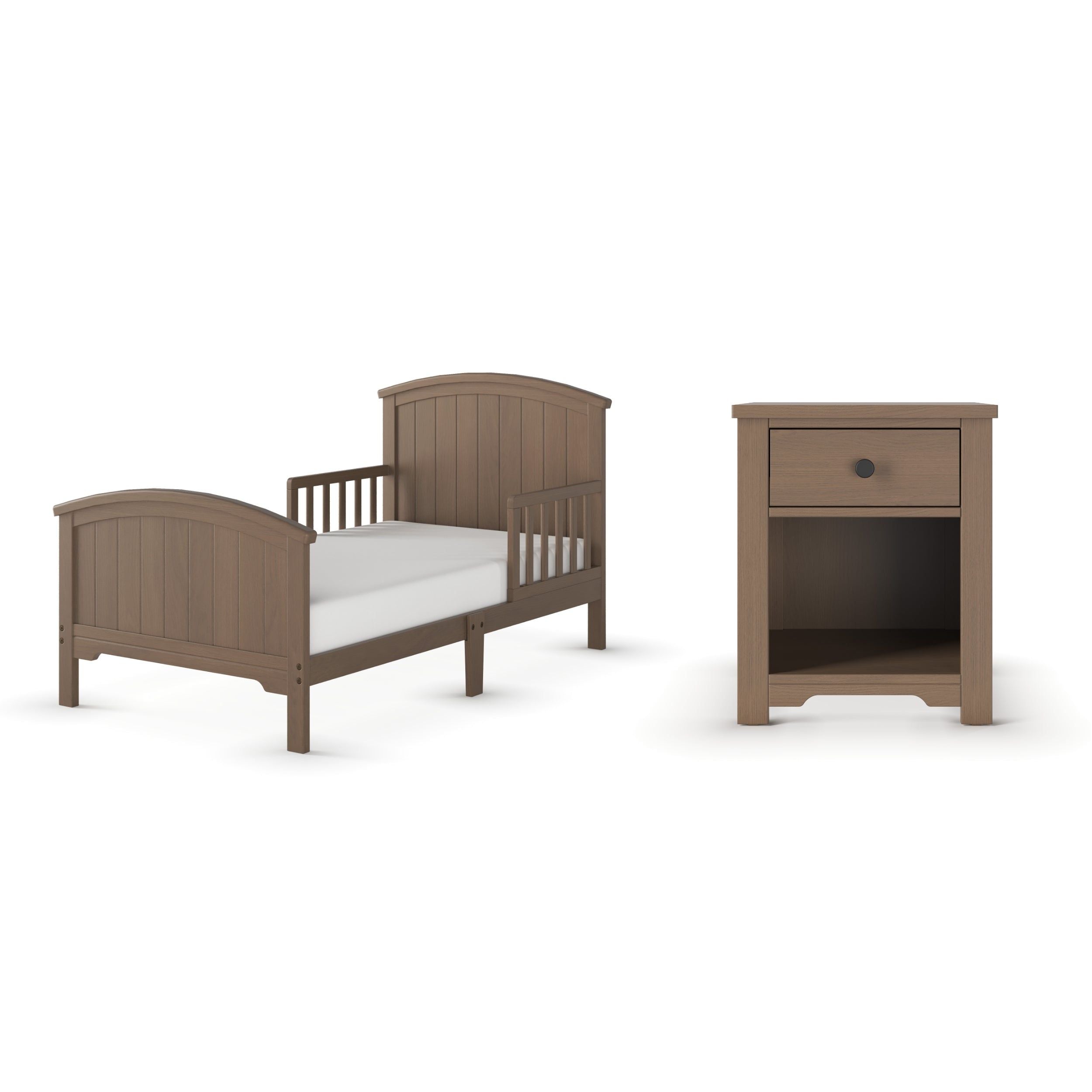 Hampton Toddler Bed, Dusty Heather