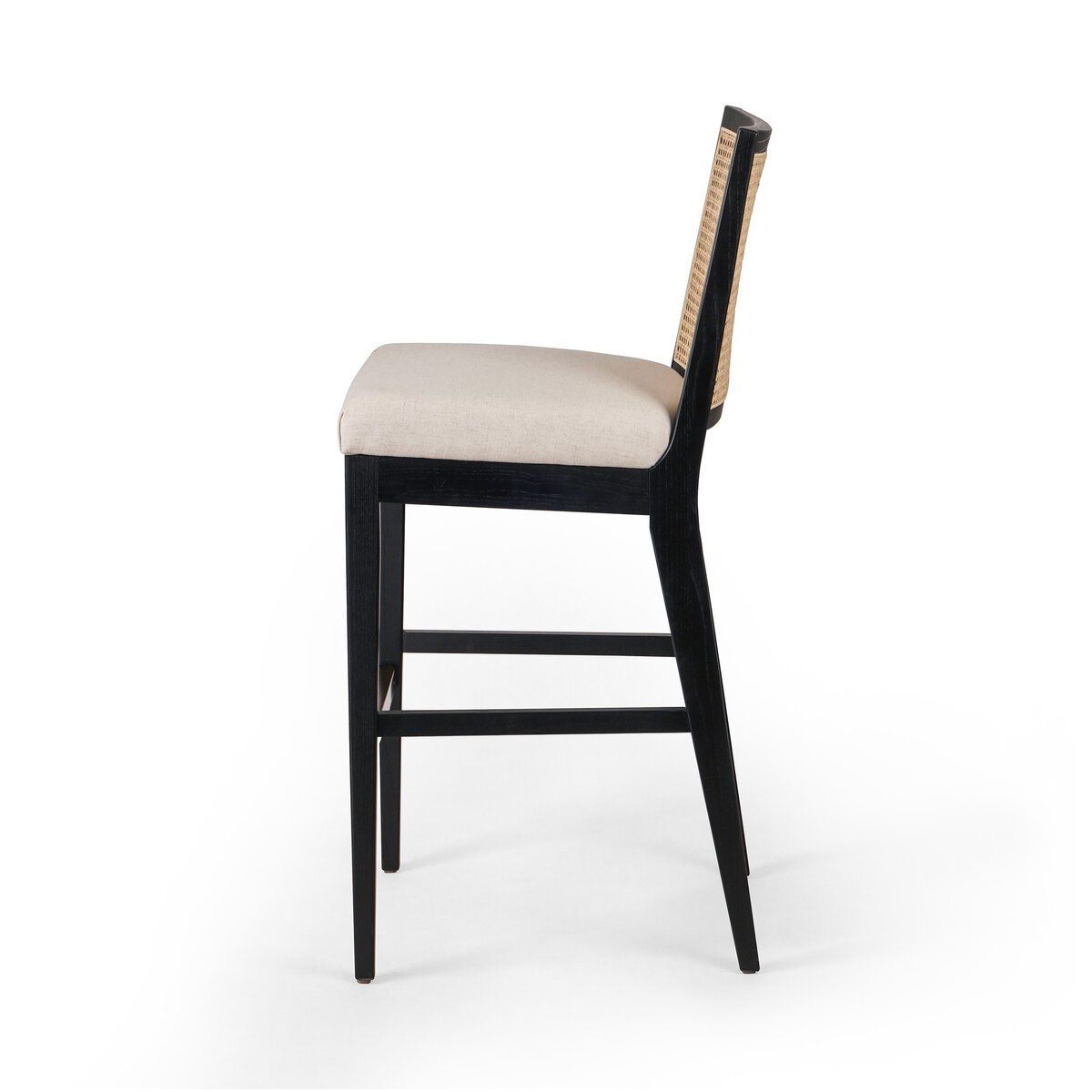 Antonia Cane Armless Bar + Counter Stool