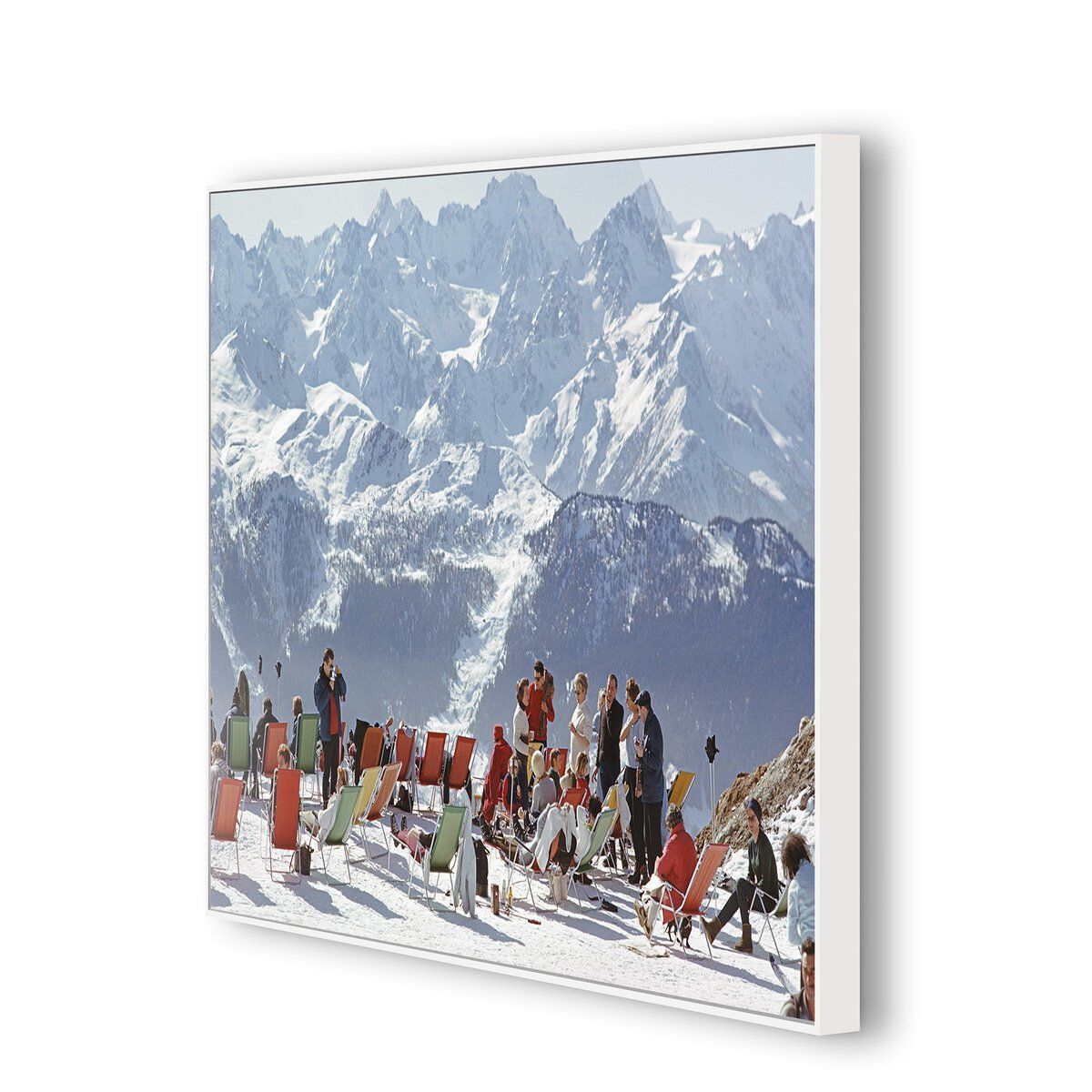 Lounging In Verbier By Slim Aarons