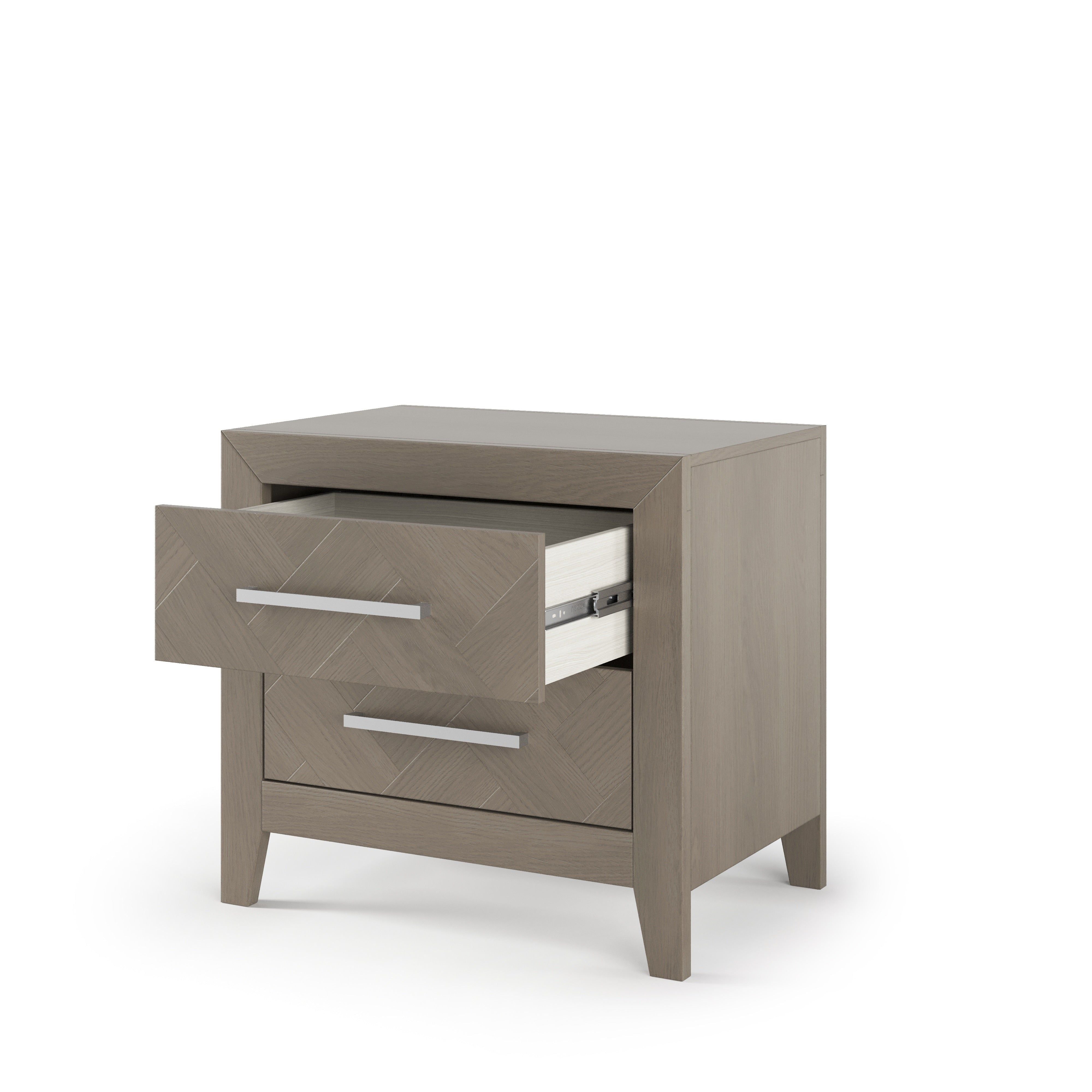 Kieran Nightstand, Crescent Gray