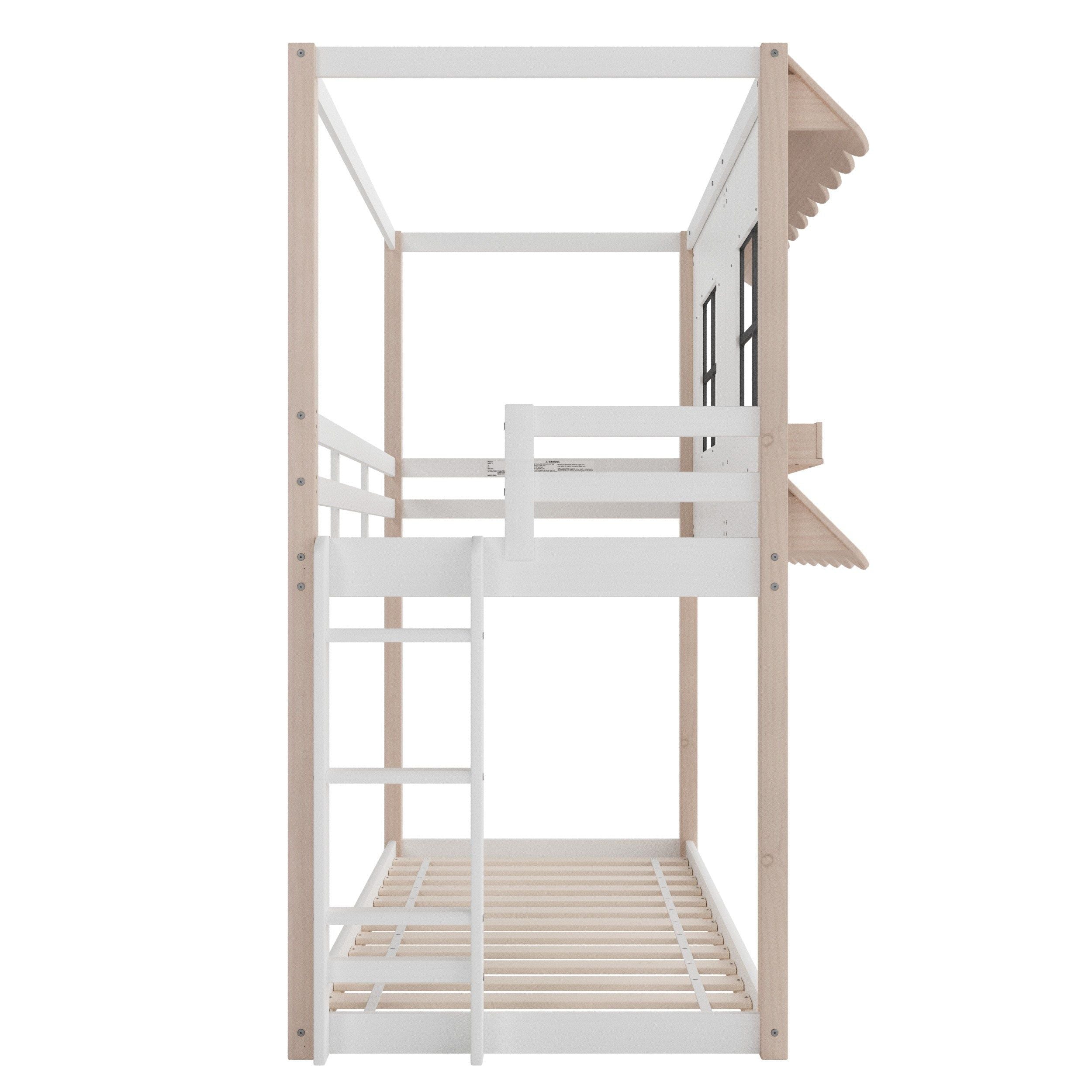 Garden Cottage Twin Over Twin Bunk Bed
