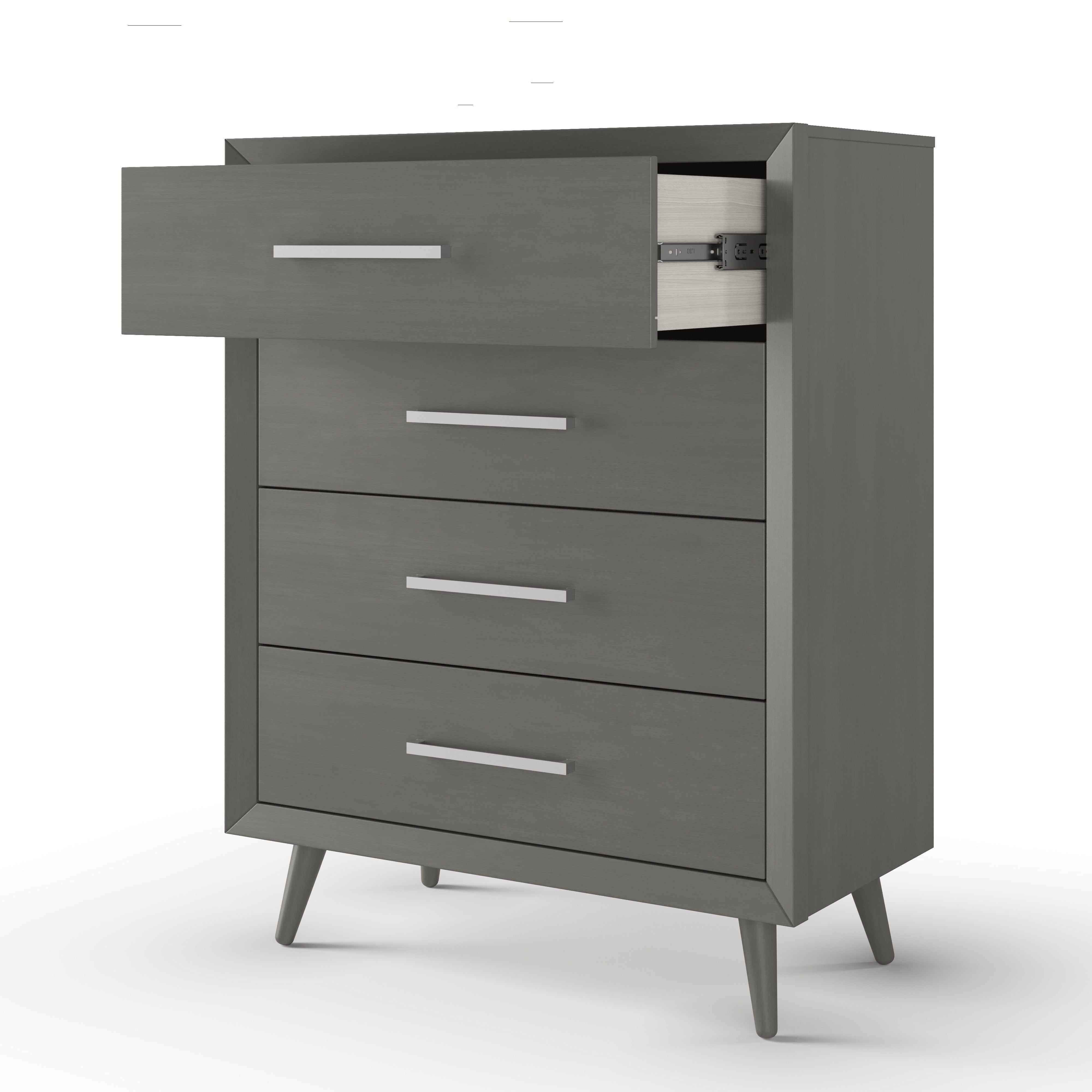 Cranbrook 4 Drawer Chest, Lunar Gray