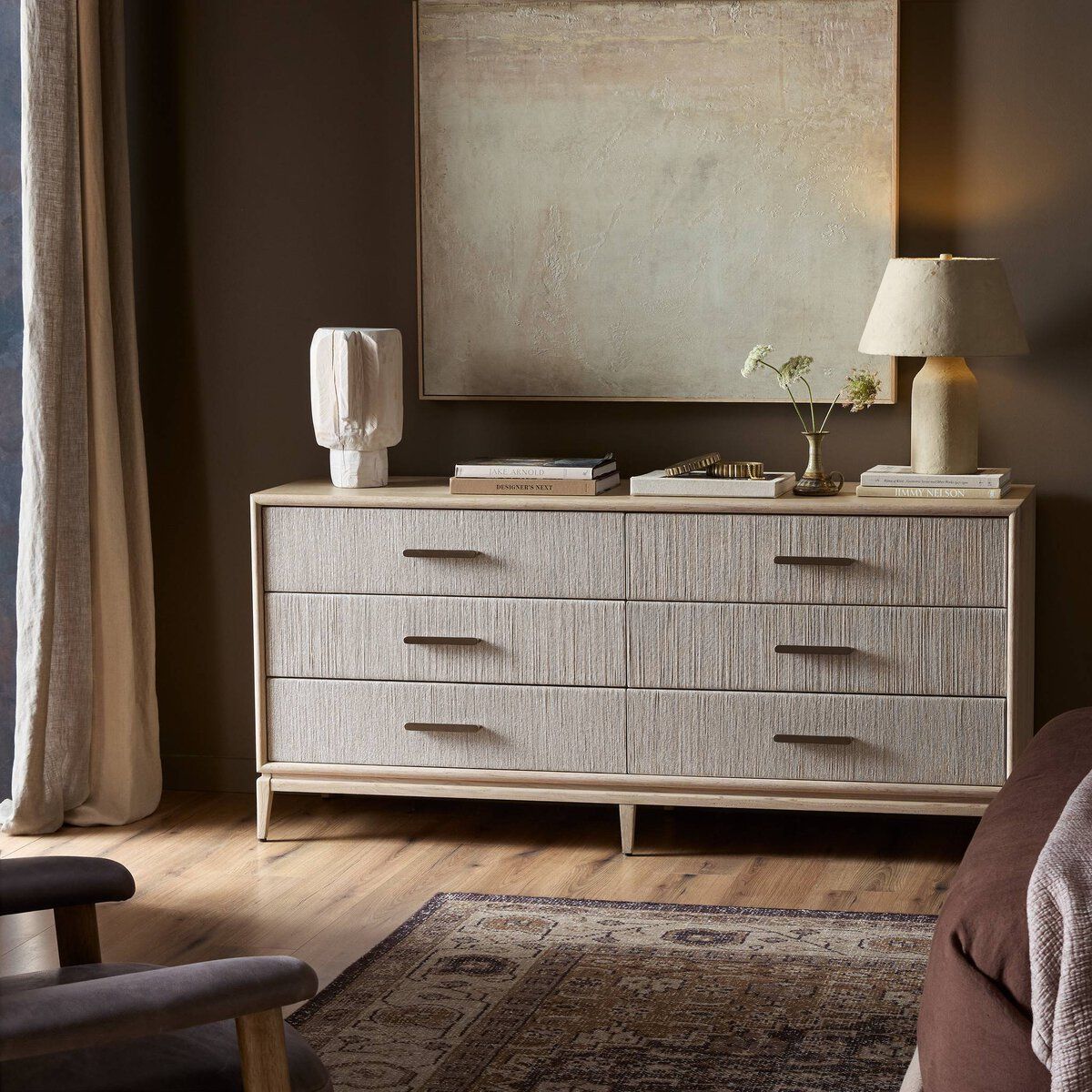 Rosenell 6 Drawer Dresser