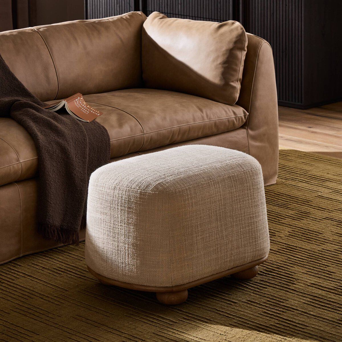Bilbury Oval Ottoman