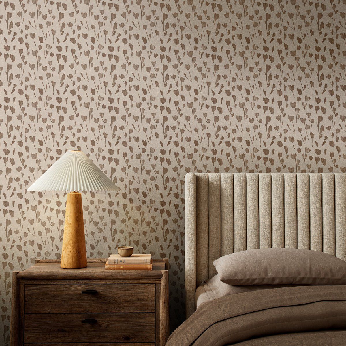 Wild Flowers I Wallpaper By Roseanne Kenny