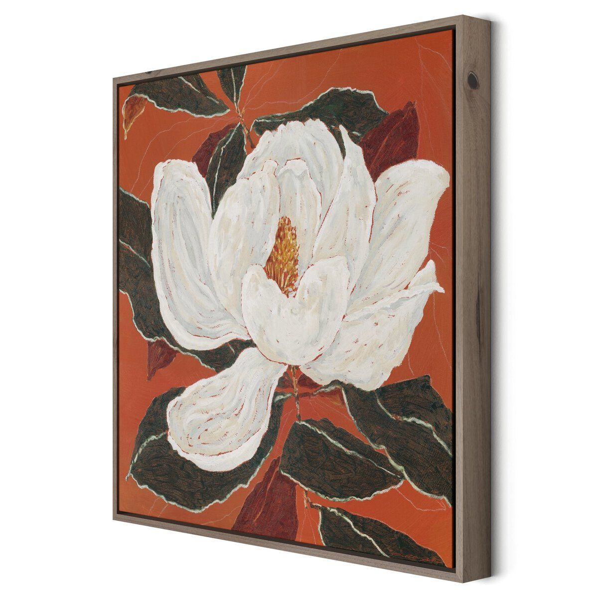 Red Magnolia By Laurel-dawn Latshaw