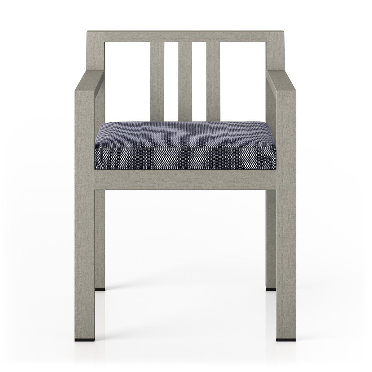 Monterey Outdoor Dining Armchair, Weathered Grey