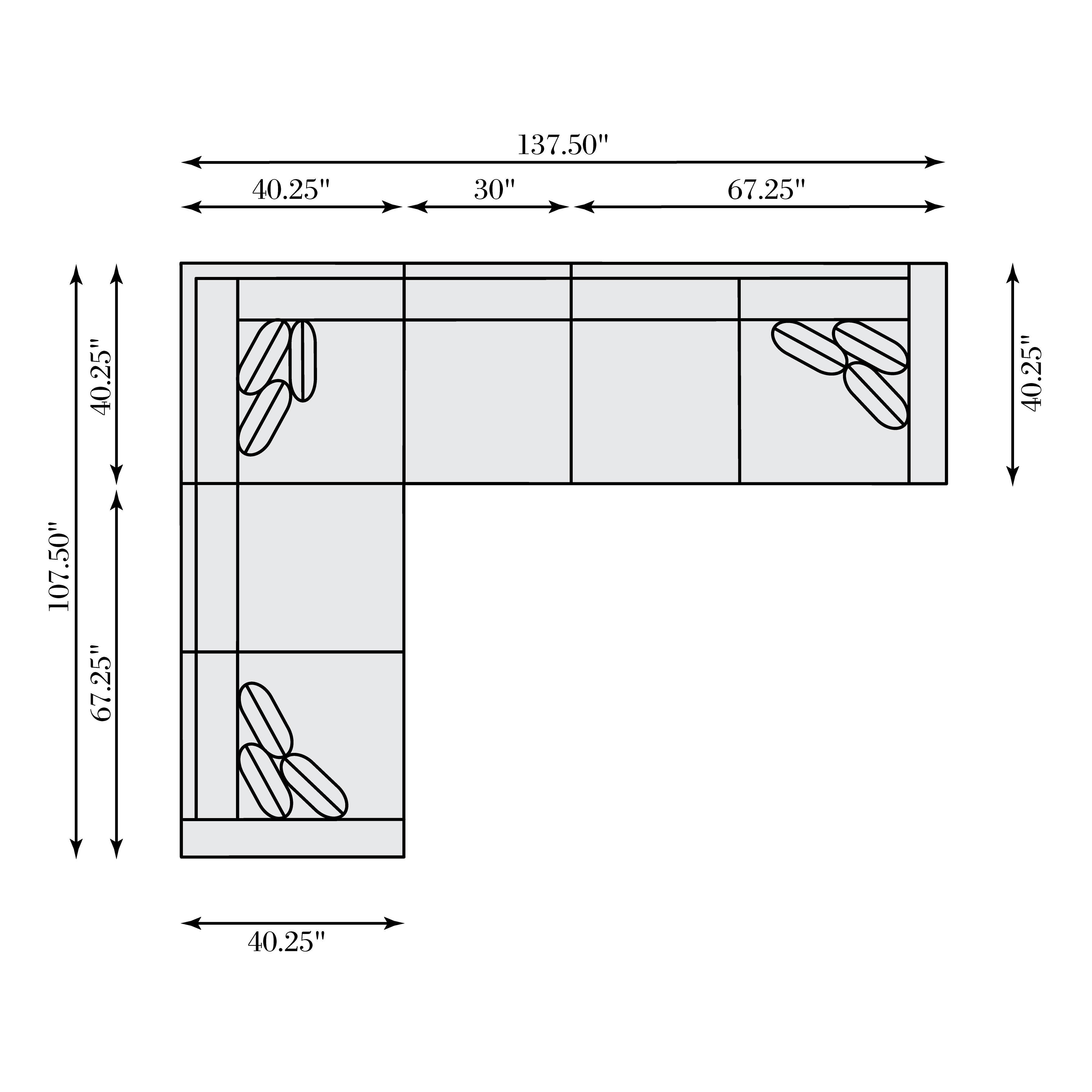 Bernhardt Furniture Ventura Fabric Sectional