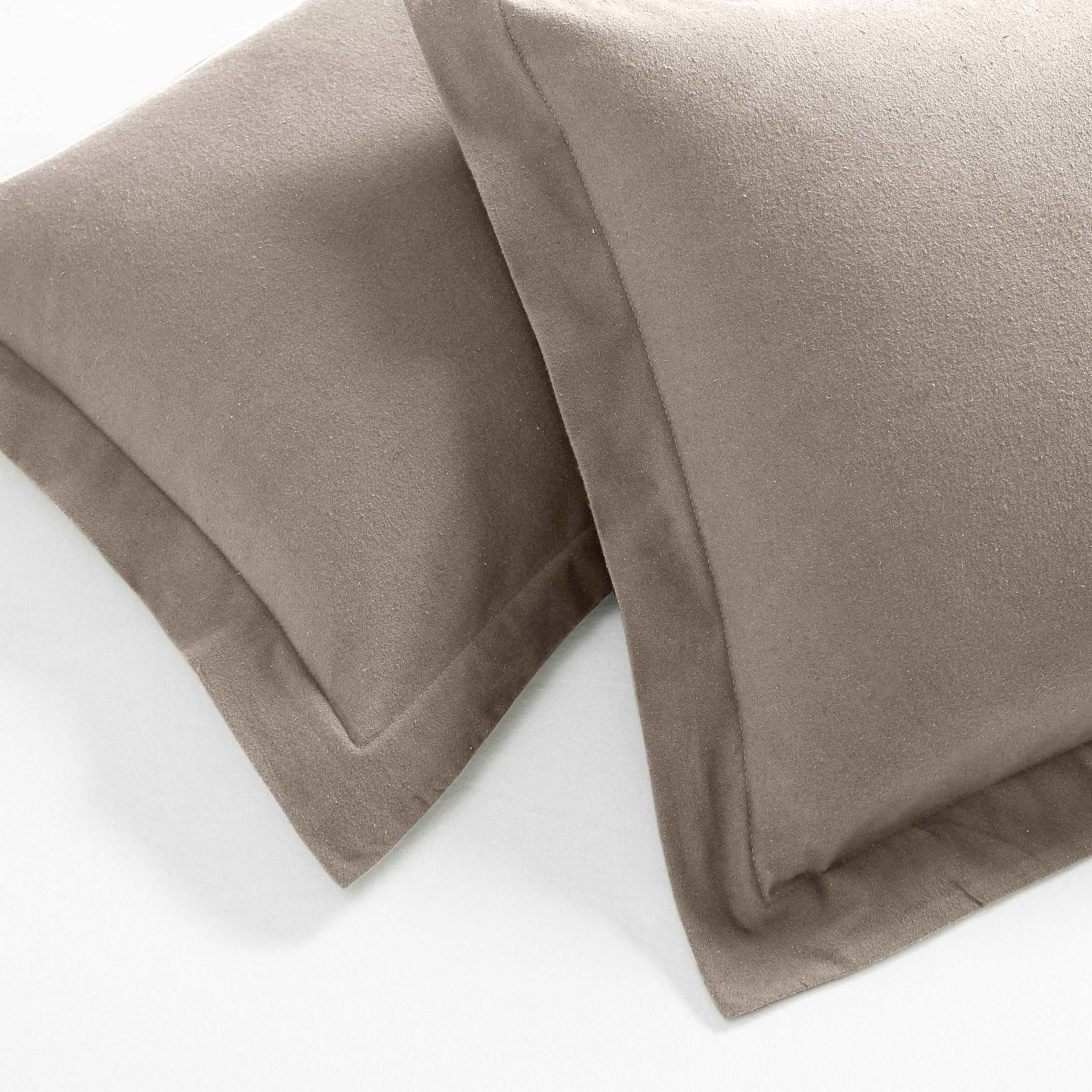 Rome Flannel Cotton Fuzzy Warm Solid Duvet Cover Set - Duvet Cover Set by Superior Brand