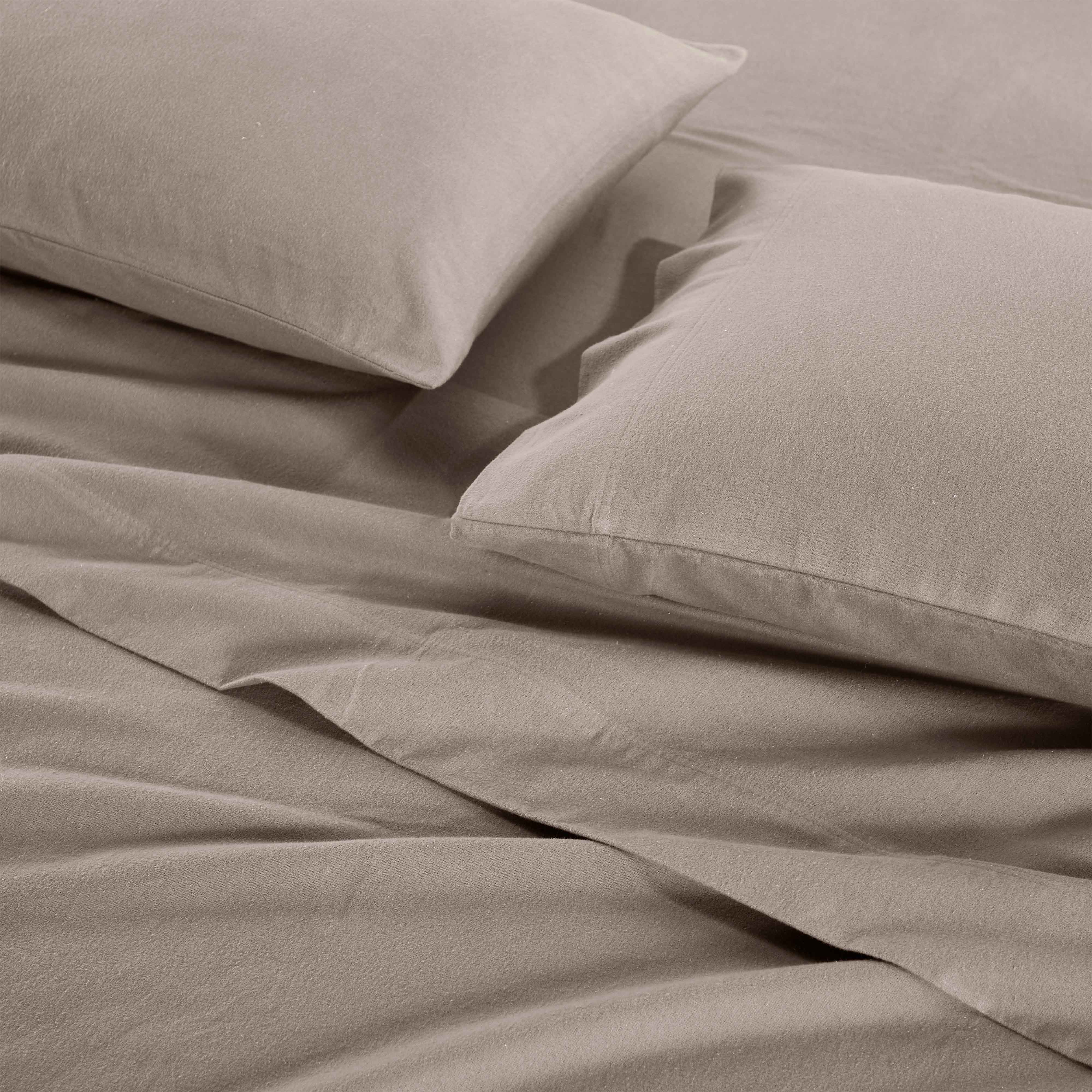 100% Cotton Flannel Sheet Set Solid Deep Pocket Fuzzy Warm Rome - Sheet Set by Superior Brand