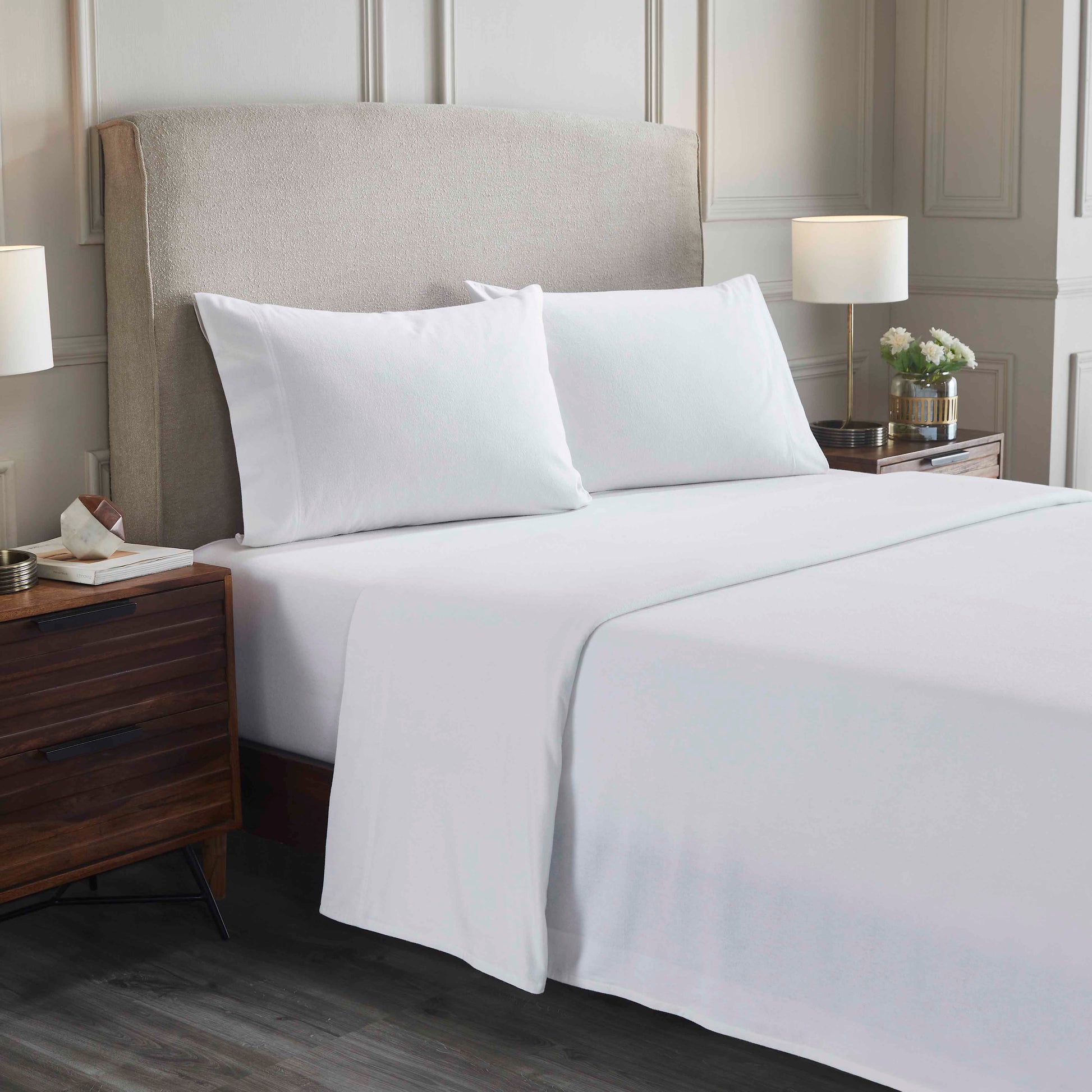 100%-Cotton-Flannel-Sheet-Set-Solid-Deep-Pocket-Fuzzy-Warm-Rome-Bed-Sheets