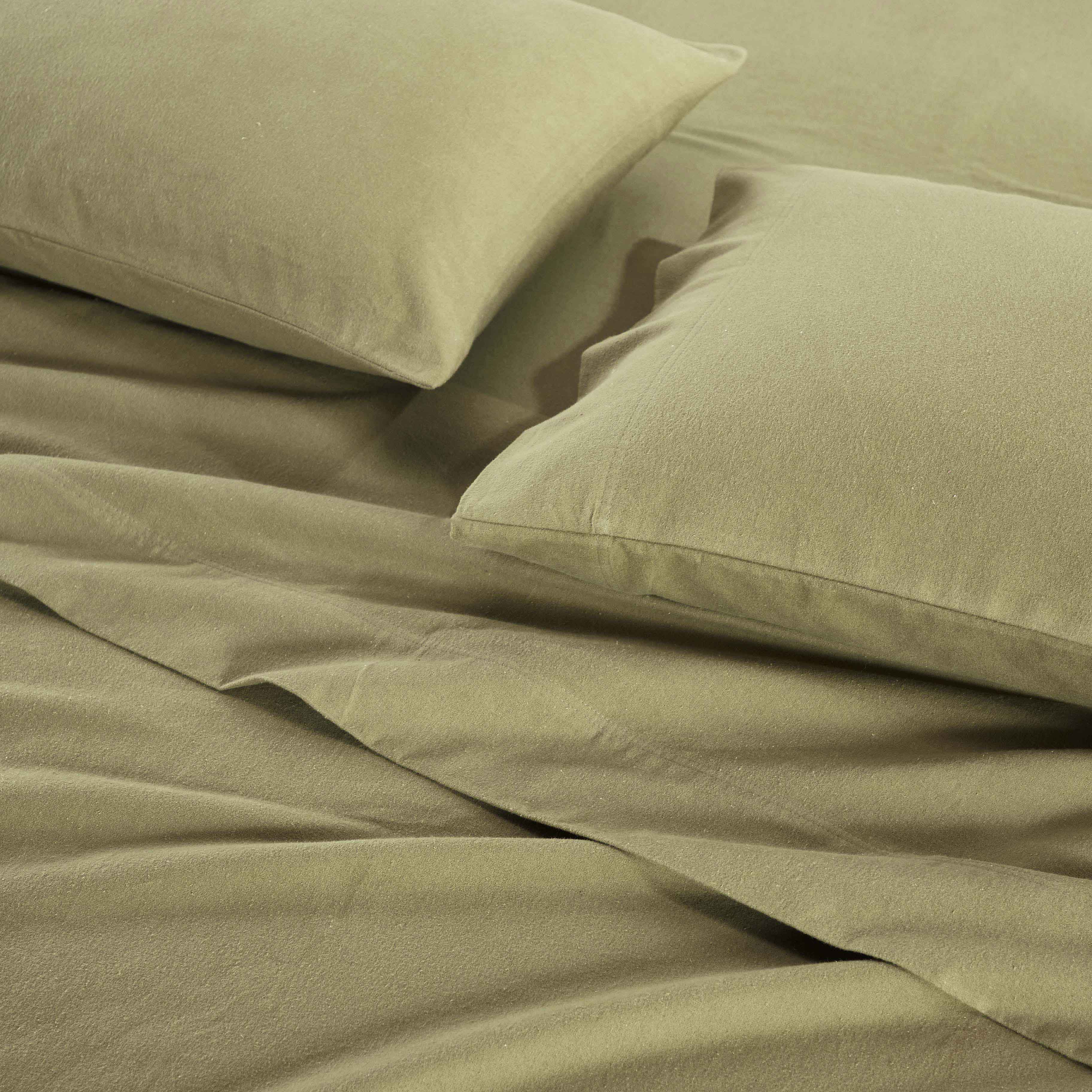 100% Cotton Flannel Sheet Set Solid Deep Pocket Fuzzy Warm Rome - Sheet Set by Superior Brand