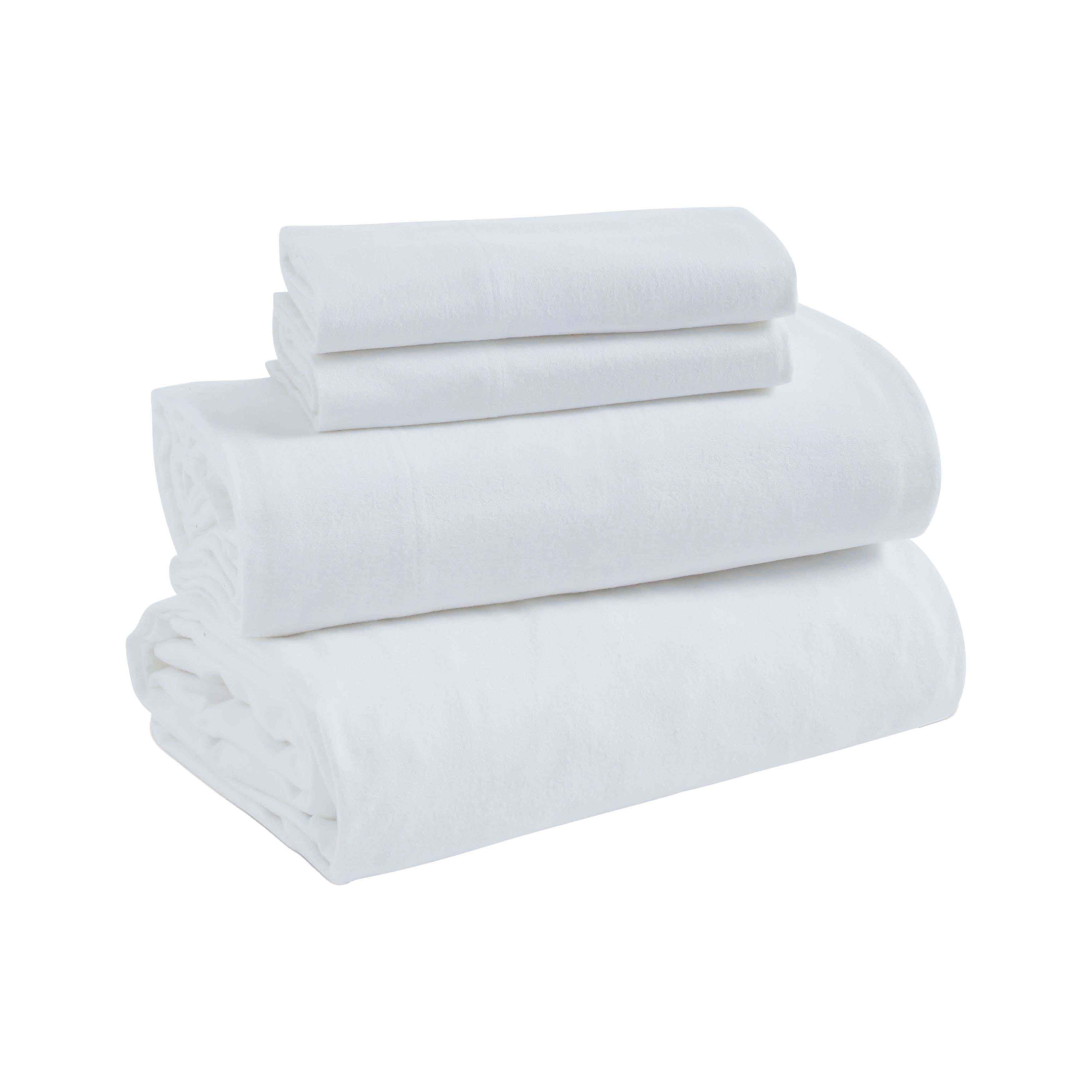 100% Cotton Flannel Sheet Set Solid Deep Pocket Fuzzy Warm Rome - Sheet Set by Superior Brand