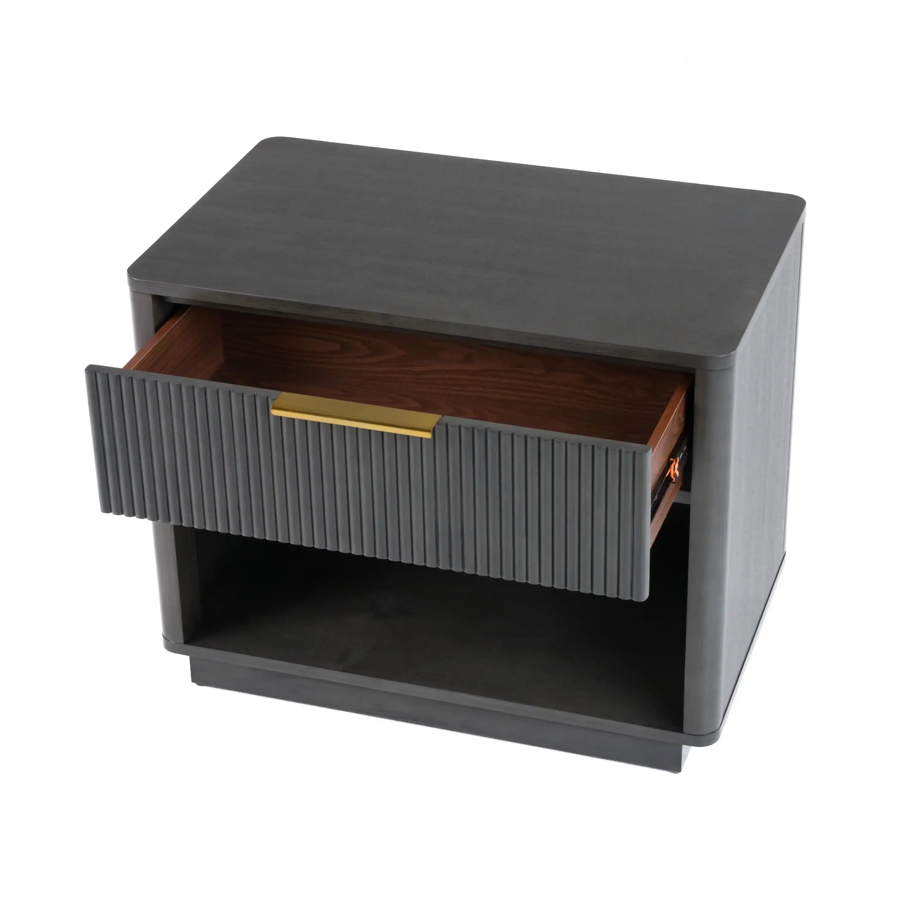 Nova Domus Santa Monica - Modern Grey Wash Nightstand - Best Buy Furniture