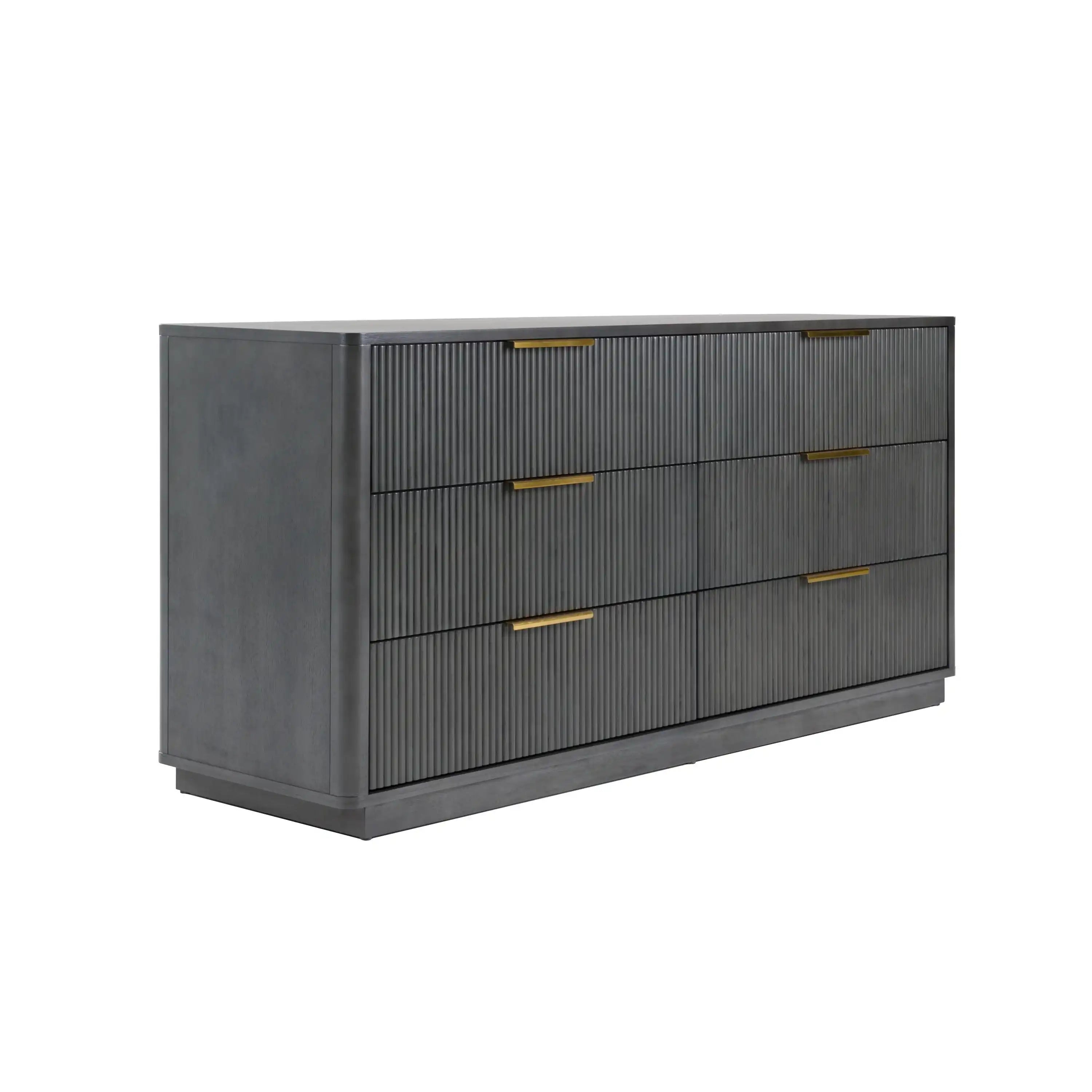 Nova Domus Santa Monica - Modern Grey Wash Dresser - Best Buy Furniture