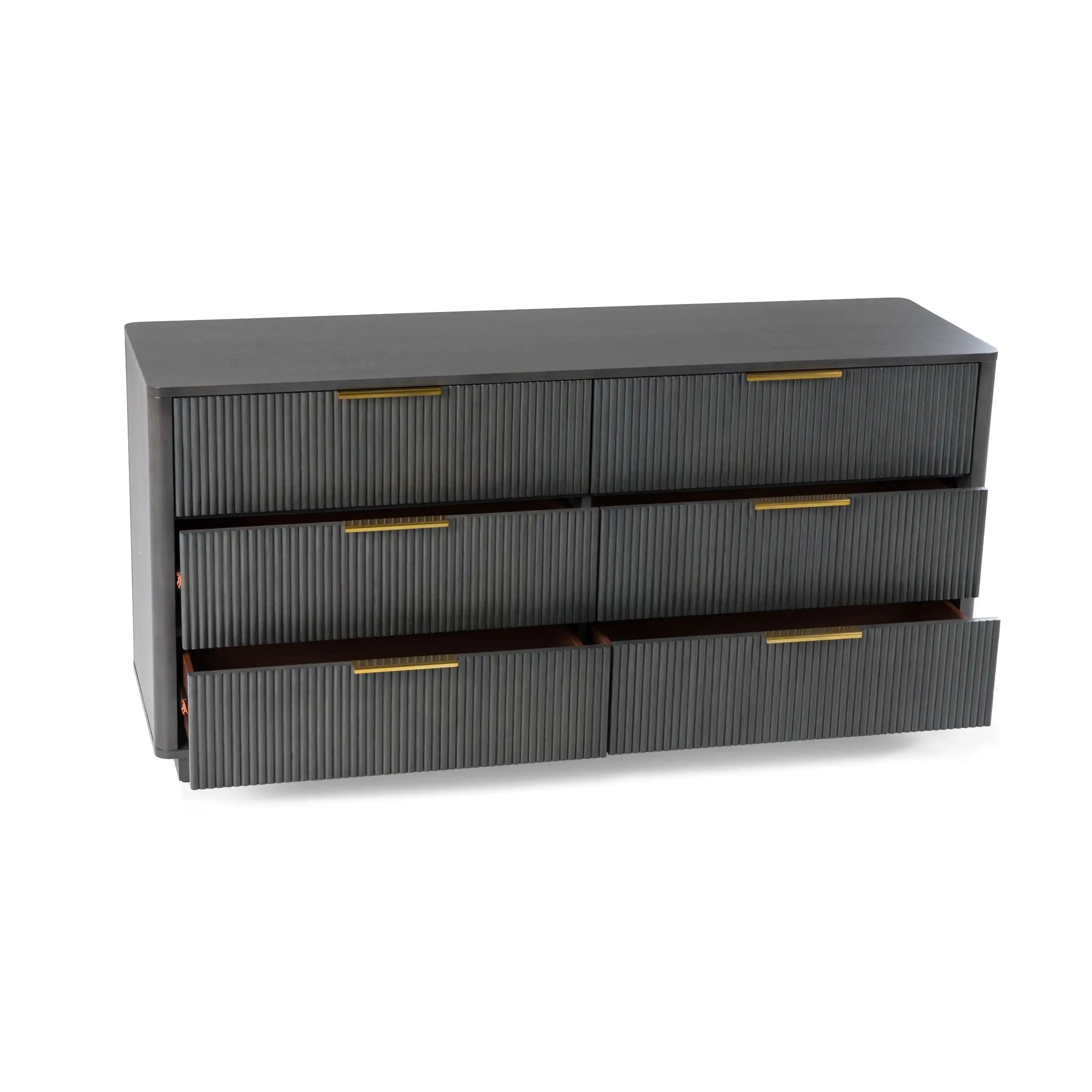 Nova Domus Santa Monica - Modern Grey Wash Dresser - Best Buy Furniture