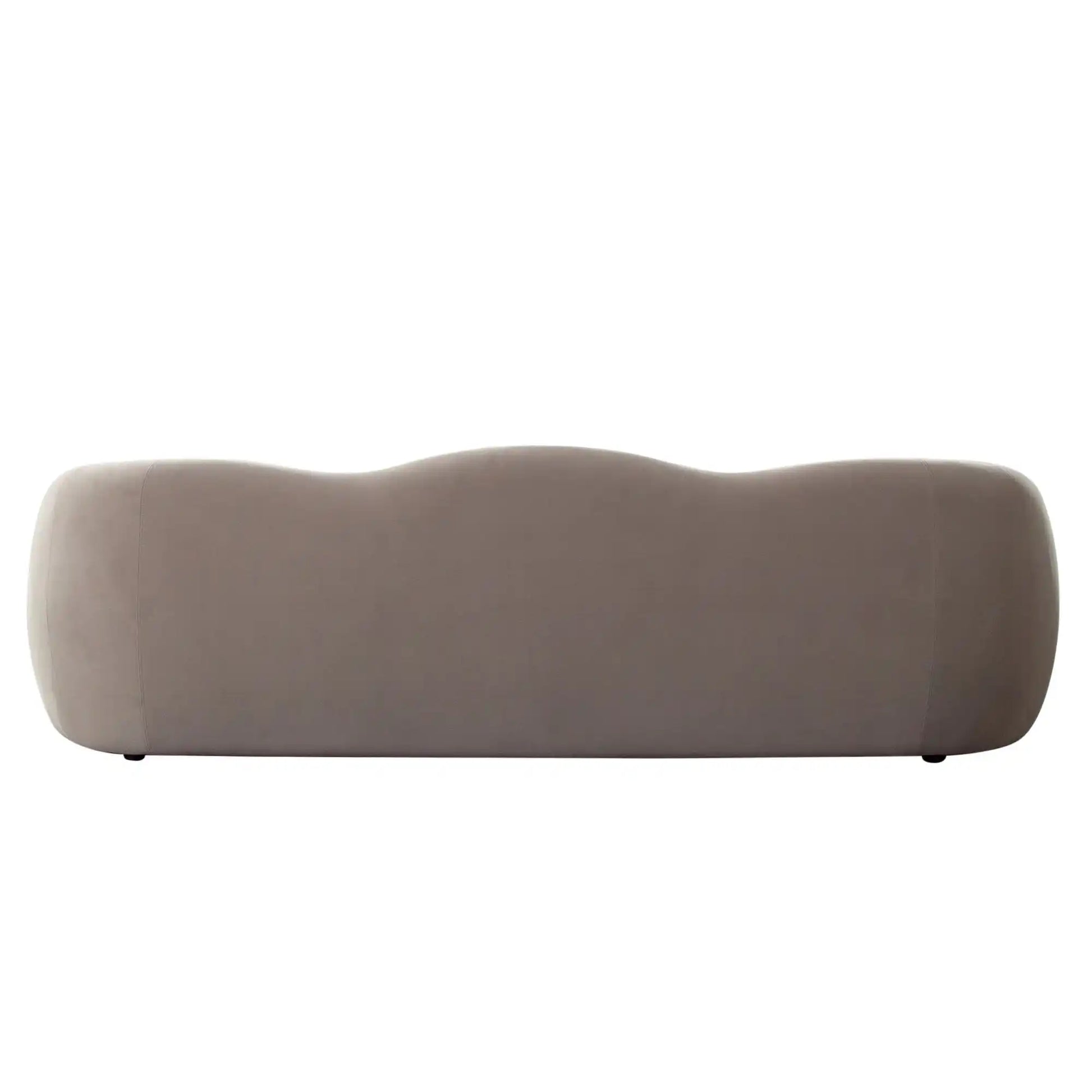 Maya Winter Mink Performance Velvet Sofa - Best Buy Furniture