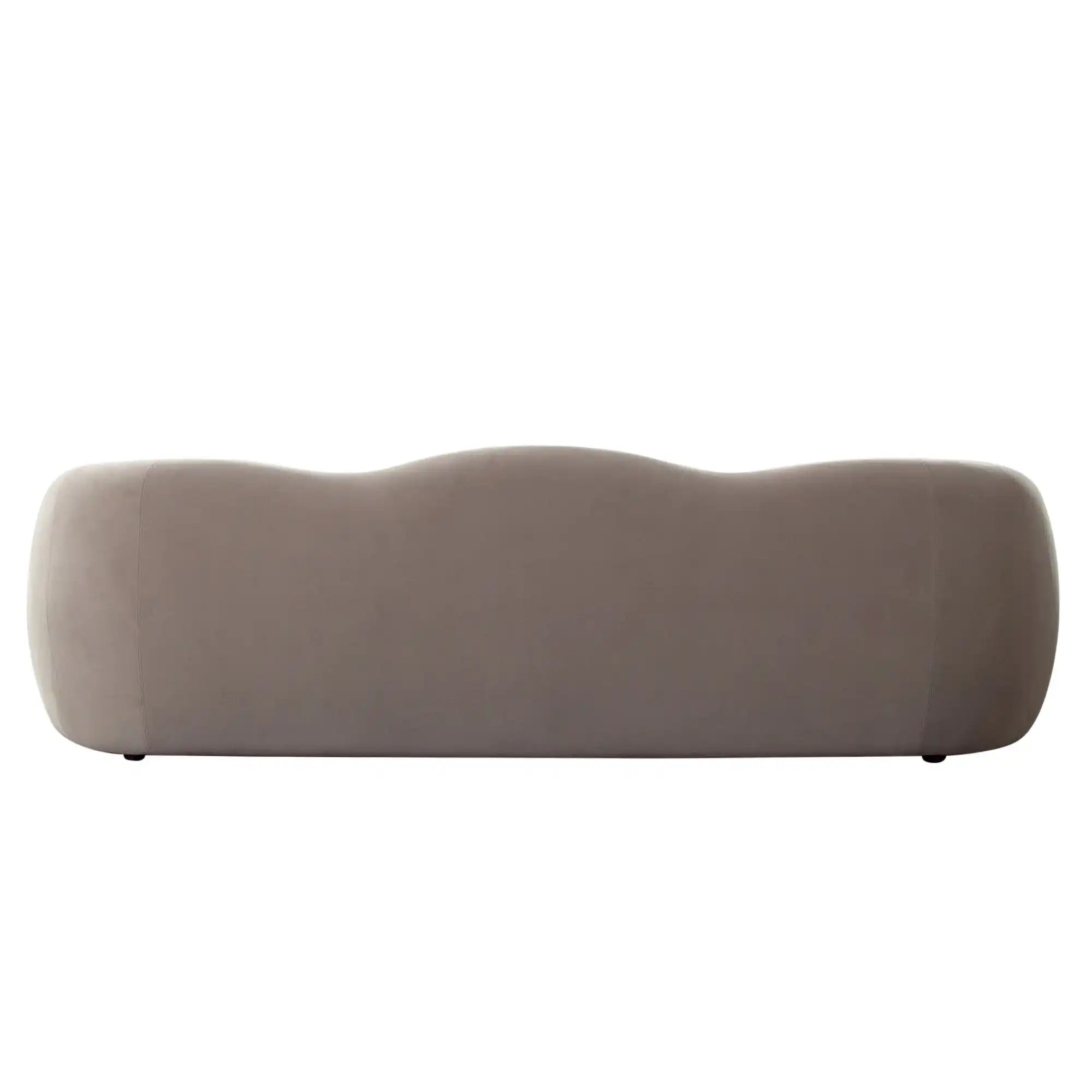 Maya Winter Mink Performance Velvet Sofa - Best Buy Furniture
