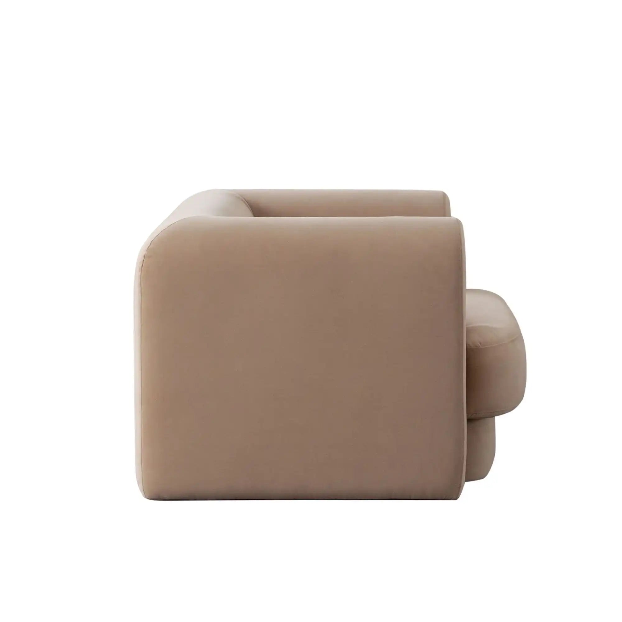 Form Camel Performance Velvet Chair - Best Buy Furniture