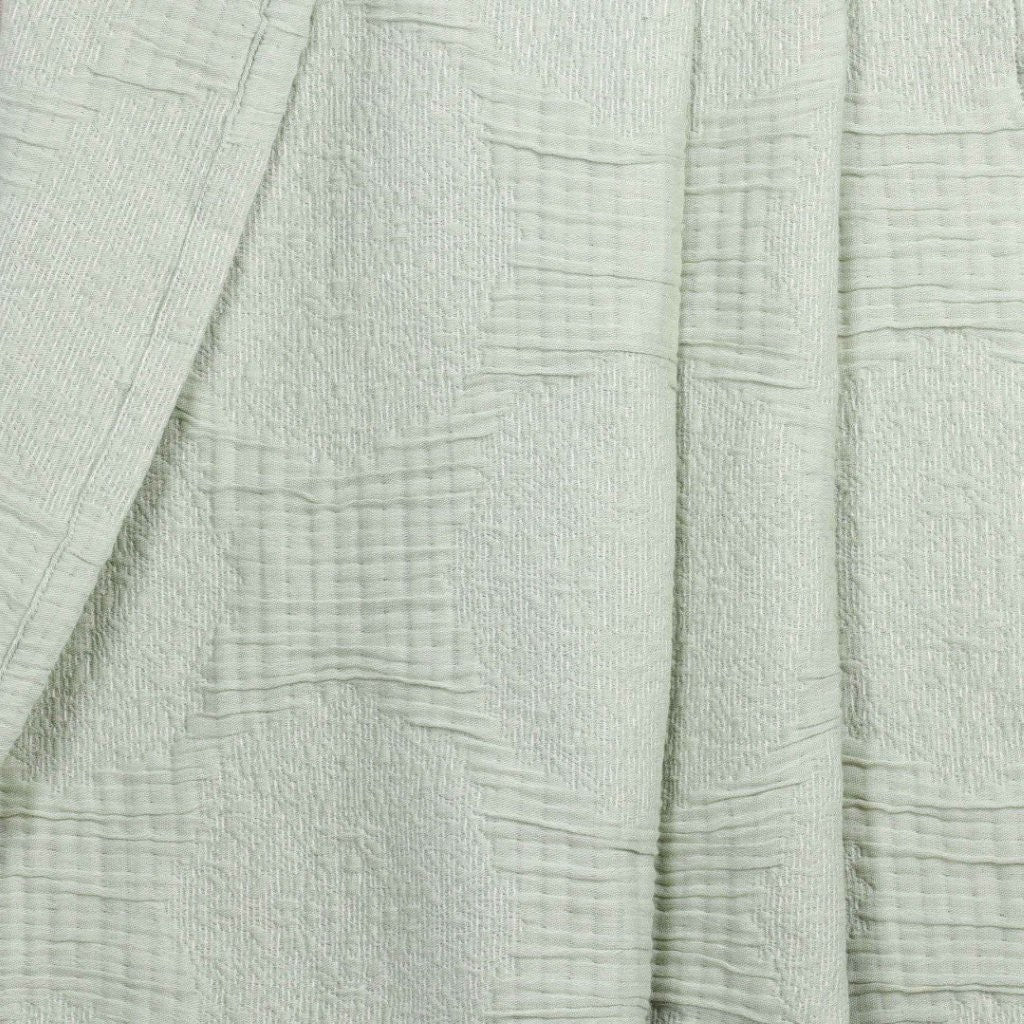 Tanta Cotton Medium Weight Textured Modern Circles Woven Coverlet - Coverlet by Superior Brand