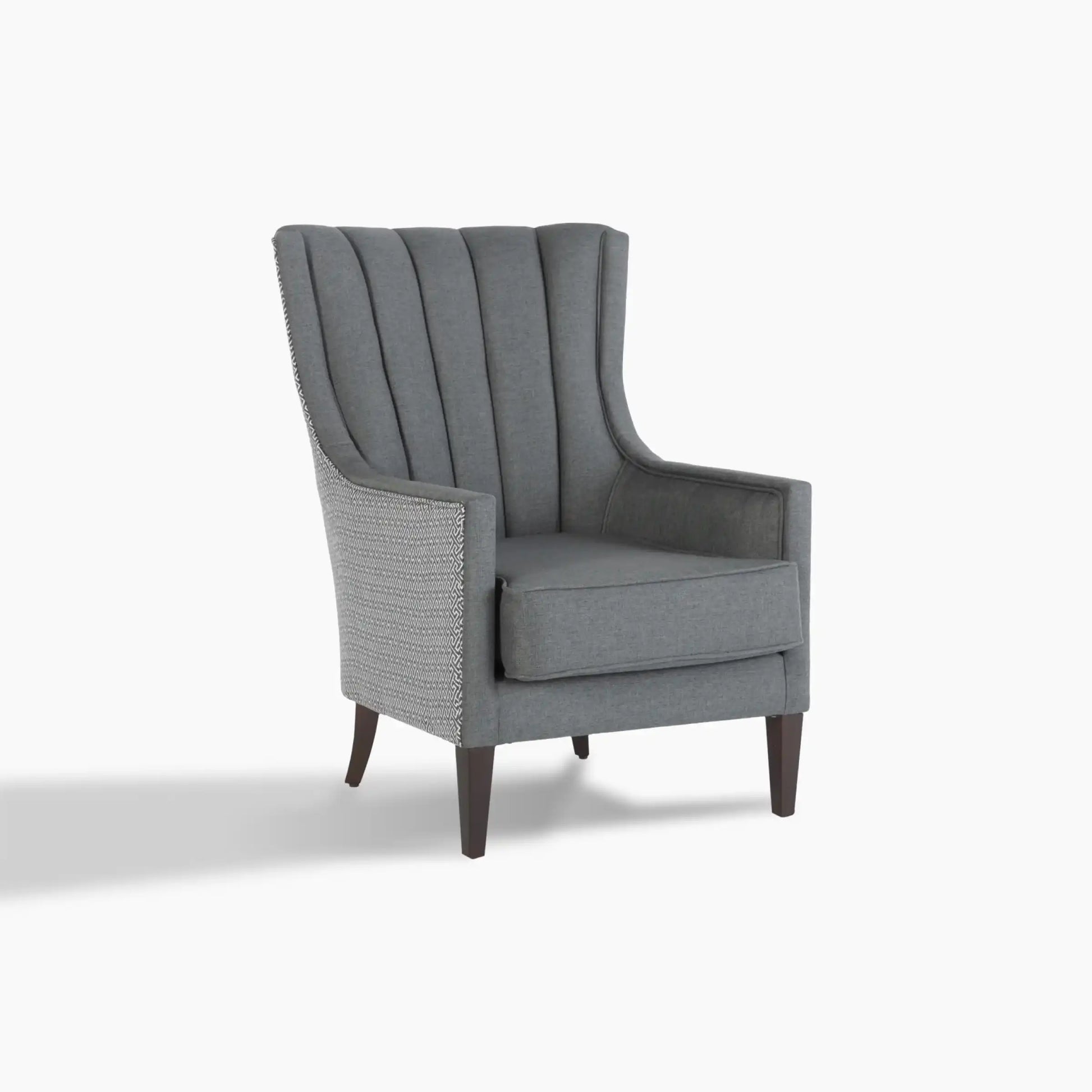 Palmer Accent Armchair, Corvet Anthracite - Best Buy Furniture
