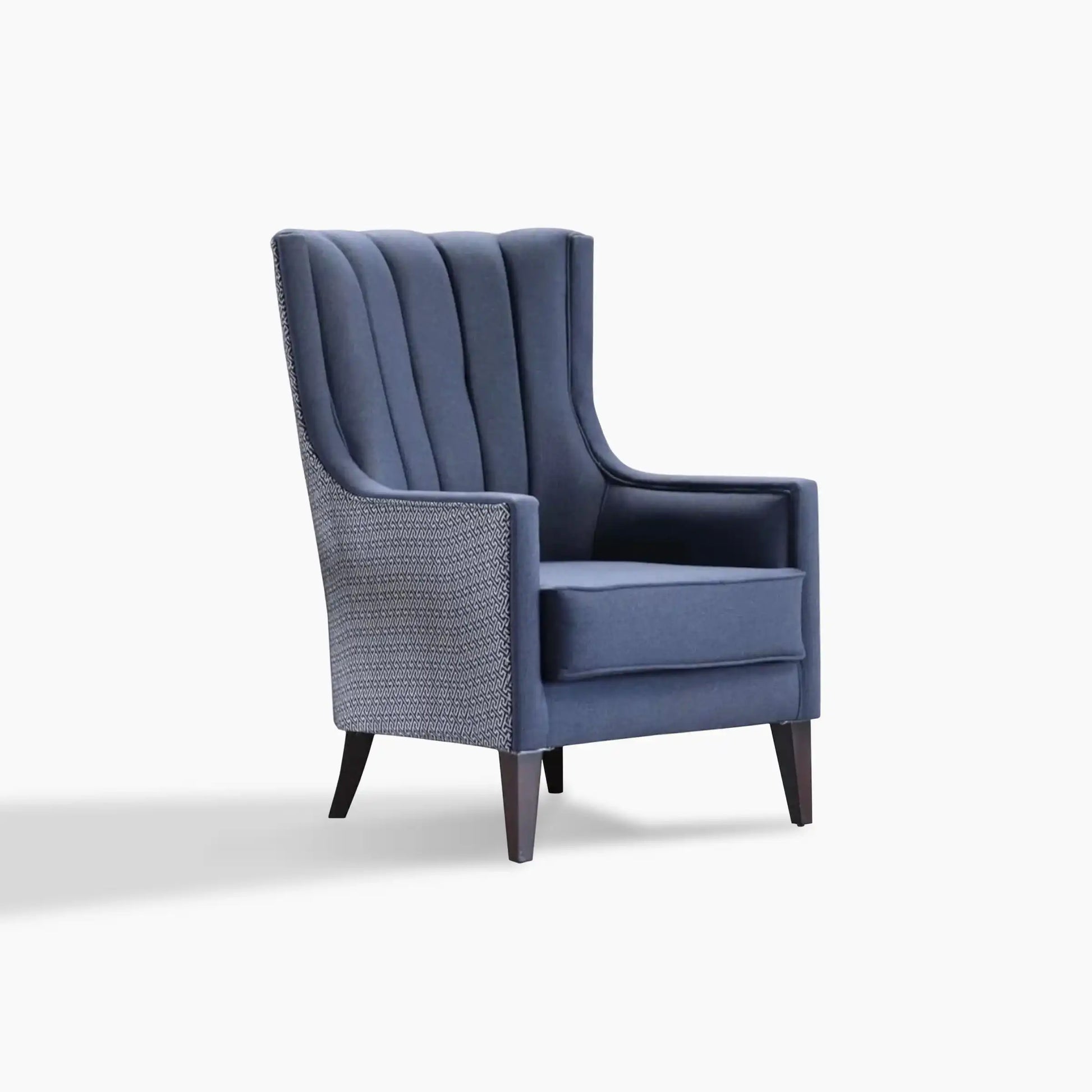 Palmer Accent Armchair, Corvet Navy - Best Buy Furniture