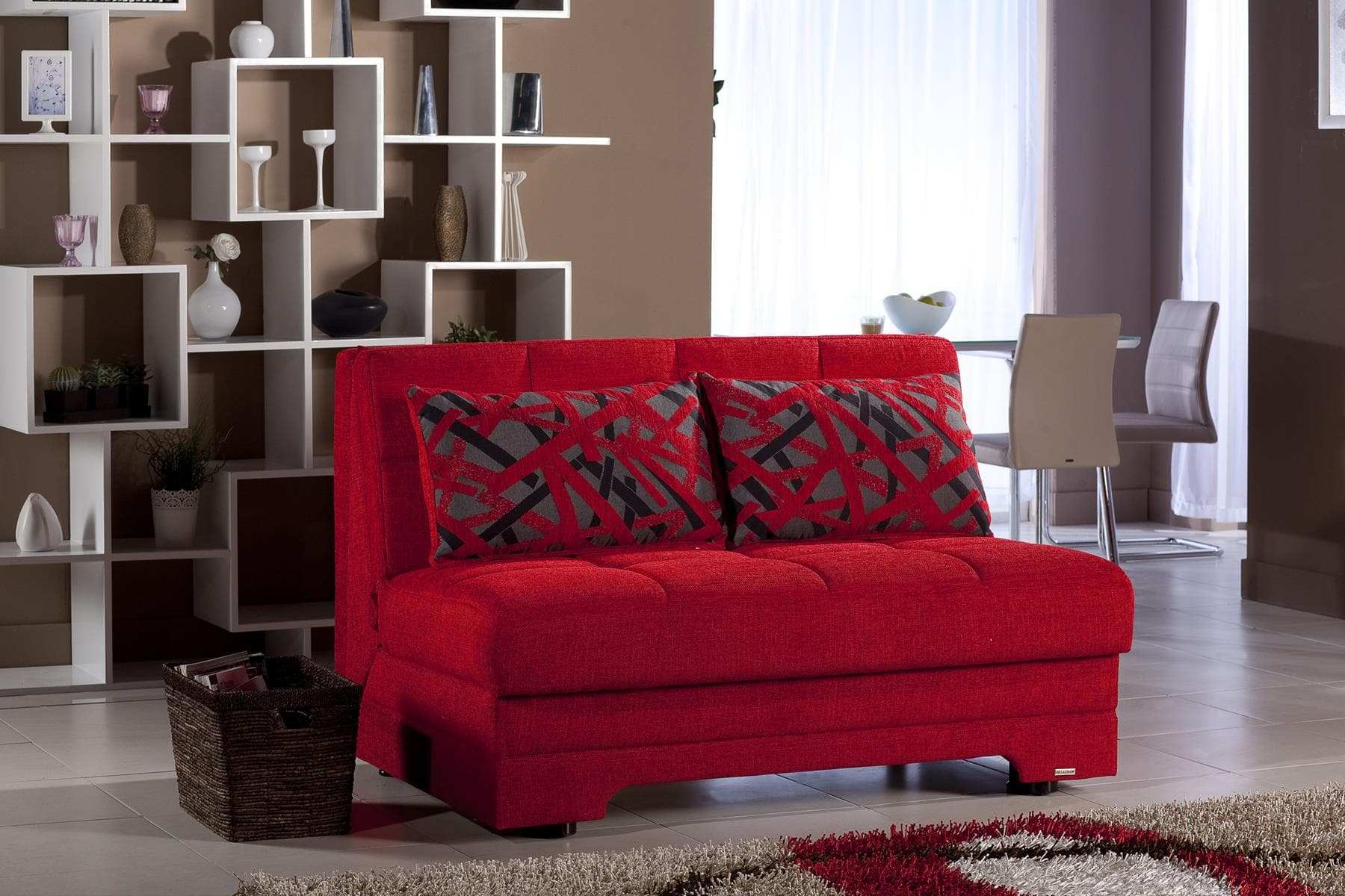 Twist Loveseat (Story Red) - Best Buy Furniture