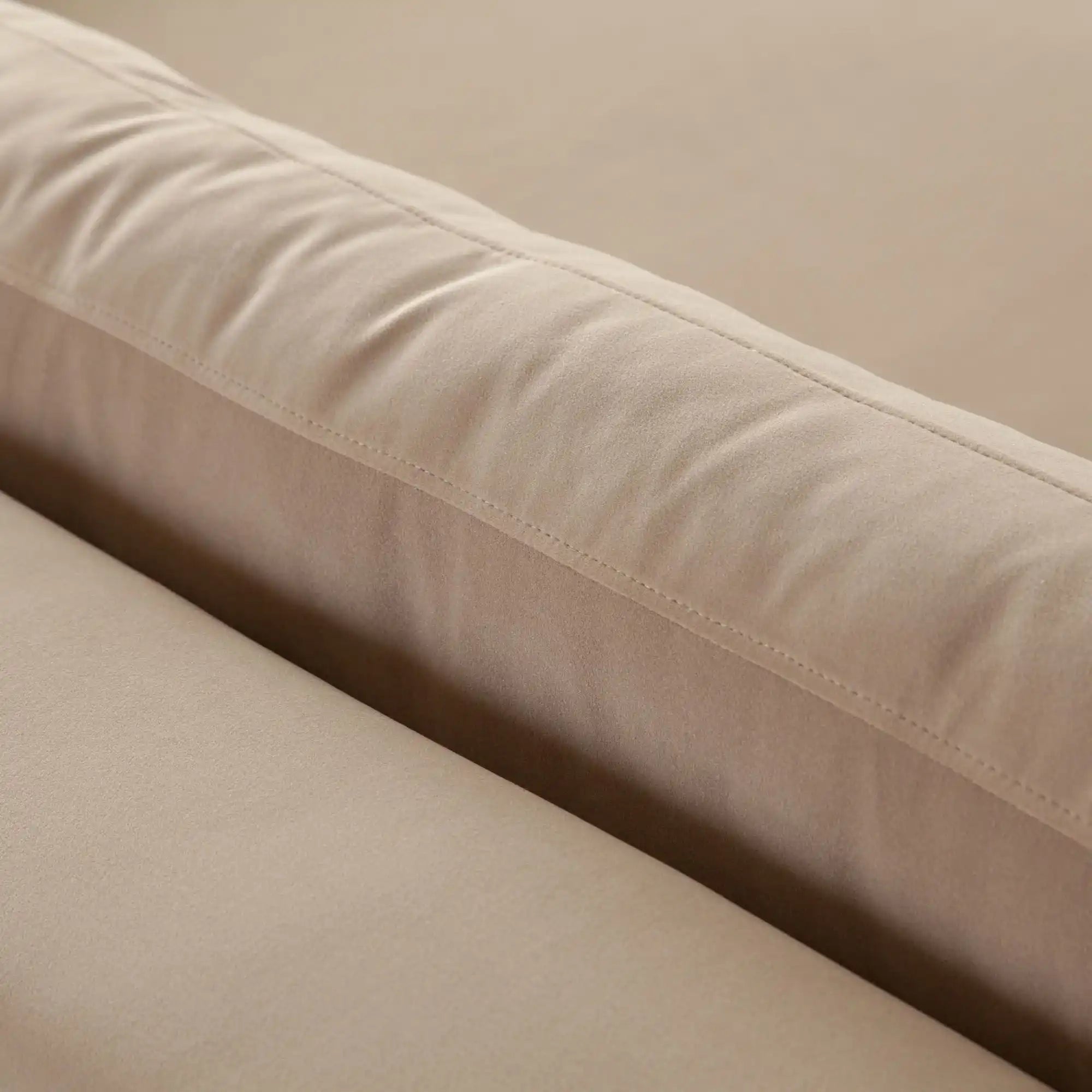 Rift Camel Performance Velvet Sofa - Best Buy Furniture