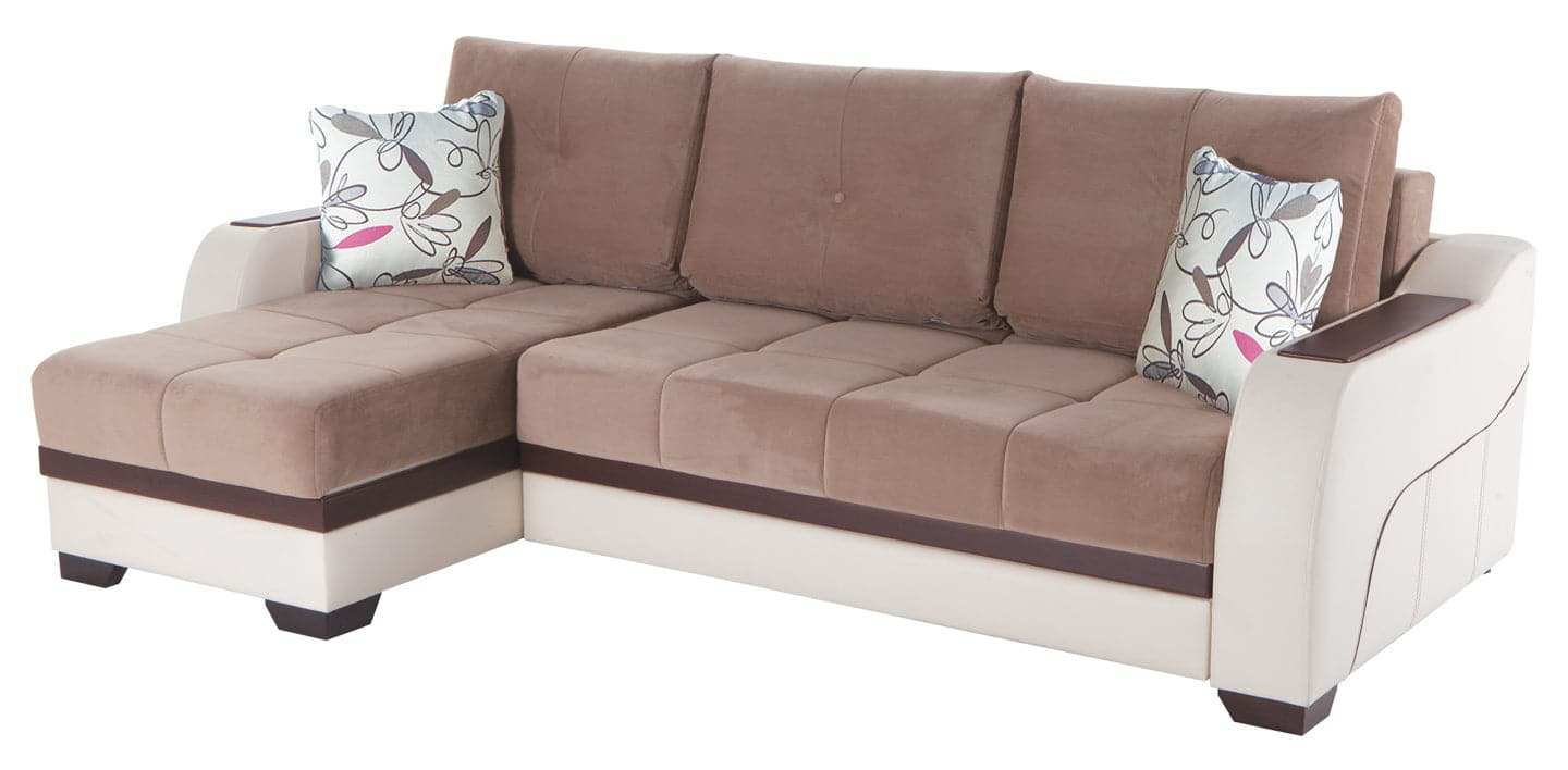 ULTRA Sleeper Sectional Sofa – 97” Wide, Reversible Chaise, Queen-Size Sleeper, Contemporary Comfort & Functionality - Best Buy Furniture
