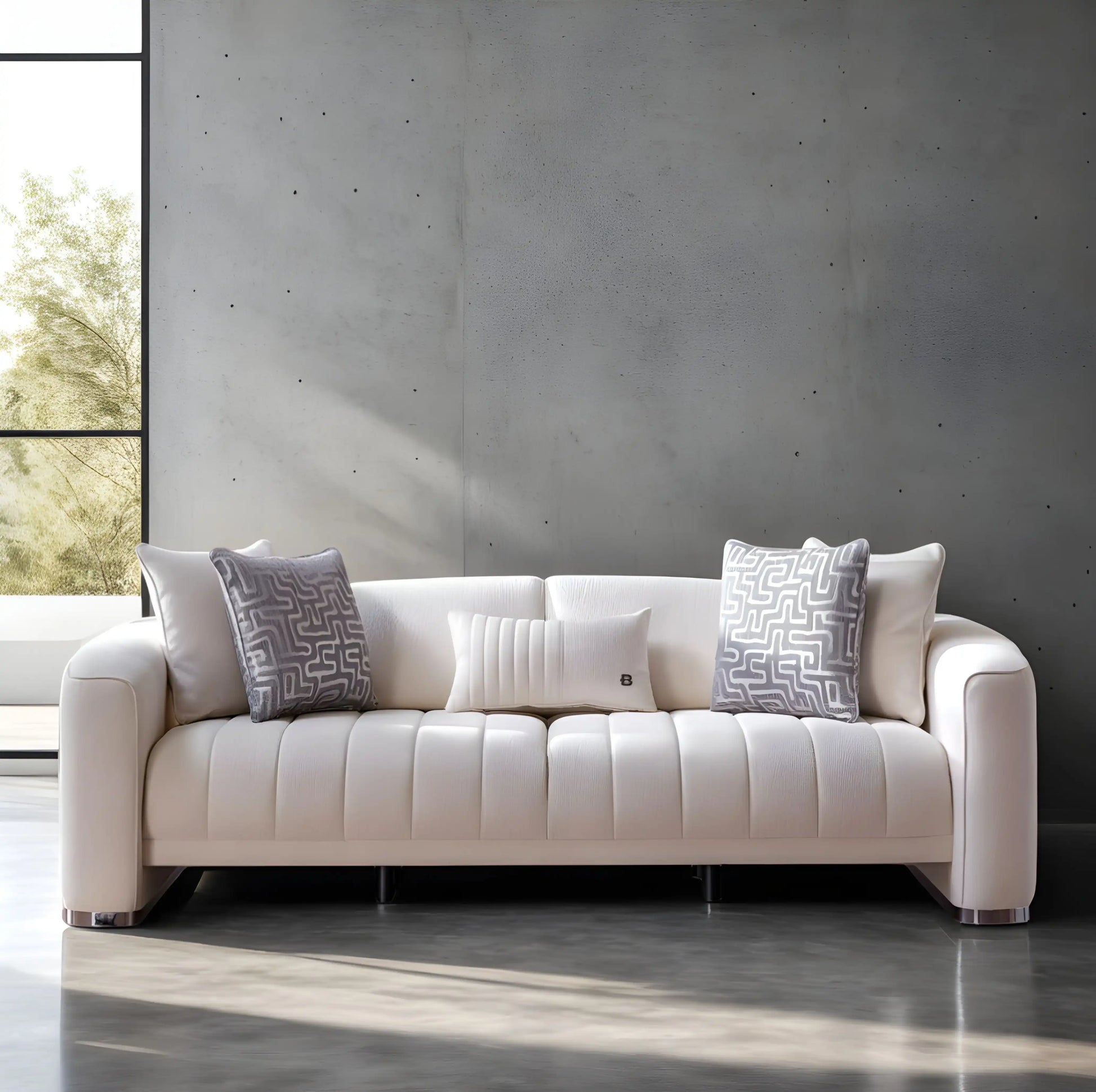 Venice 94" Wide Convertible Sleeper Sofa – Modern Luxury Design - Best Buy Furniture