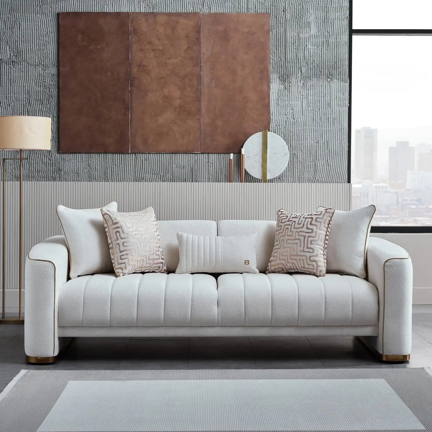 Veronica 94" Wide Convertible Sleeper Sofa – Modern Luxury Design - Best Buy Furniture