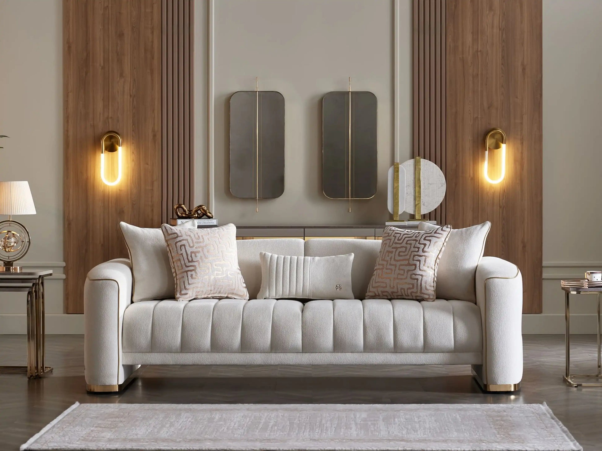 Veronica 94" Wide Convertible Sleeper Sofa – Modern Luxury Design - Best Buy Furniture