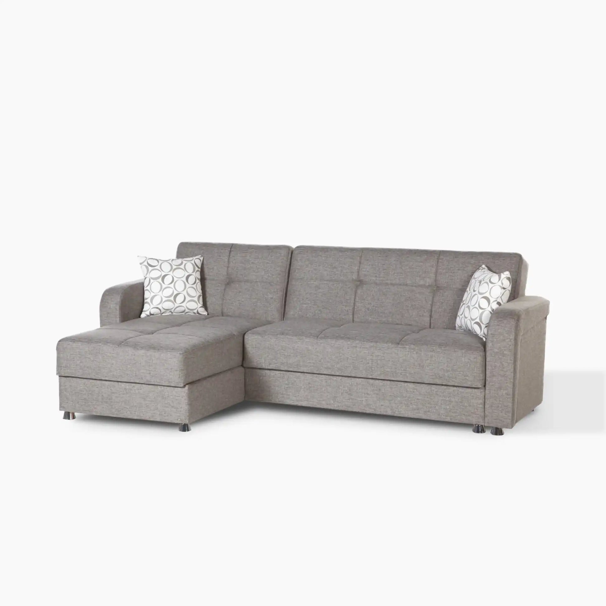 Vision 2-Piece L-Shaped Sleeper Sectional Sofa – 102” Wide, Reversible Chaise, Modern Comfort & Functionality - Best Buy Furniture