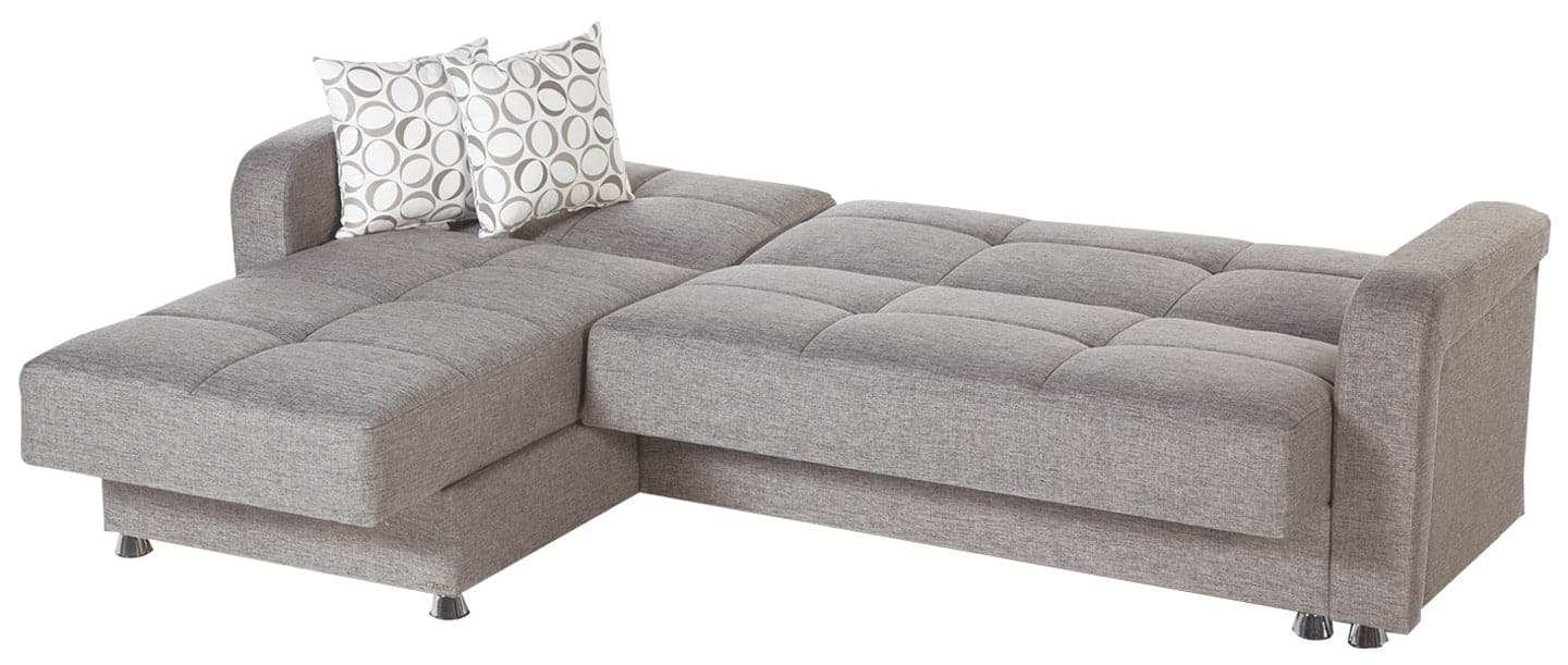 Vision 2-Piece L-Shaped Sleeper Sectional Sofa – 102” Wide, Reversible Chaise, Modern Comfort & Functionality - Best Buy Furniture